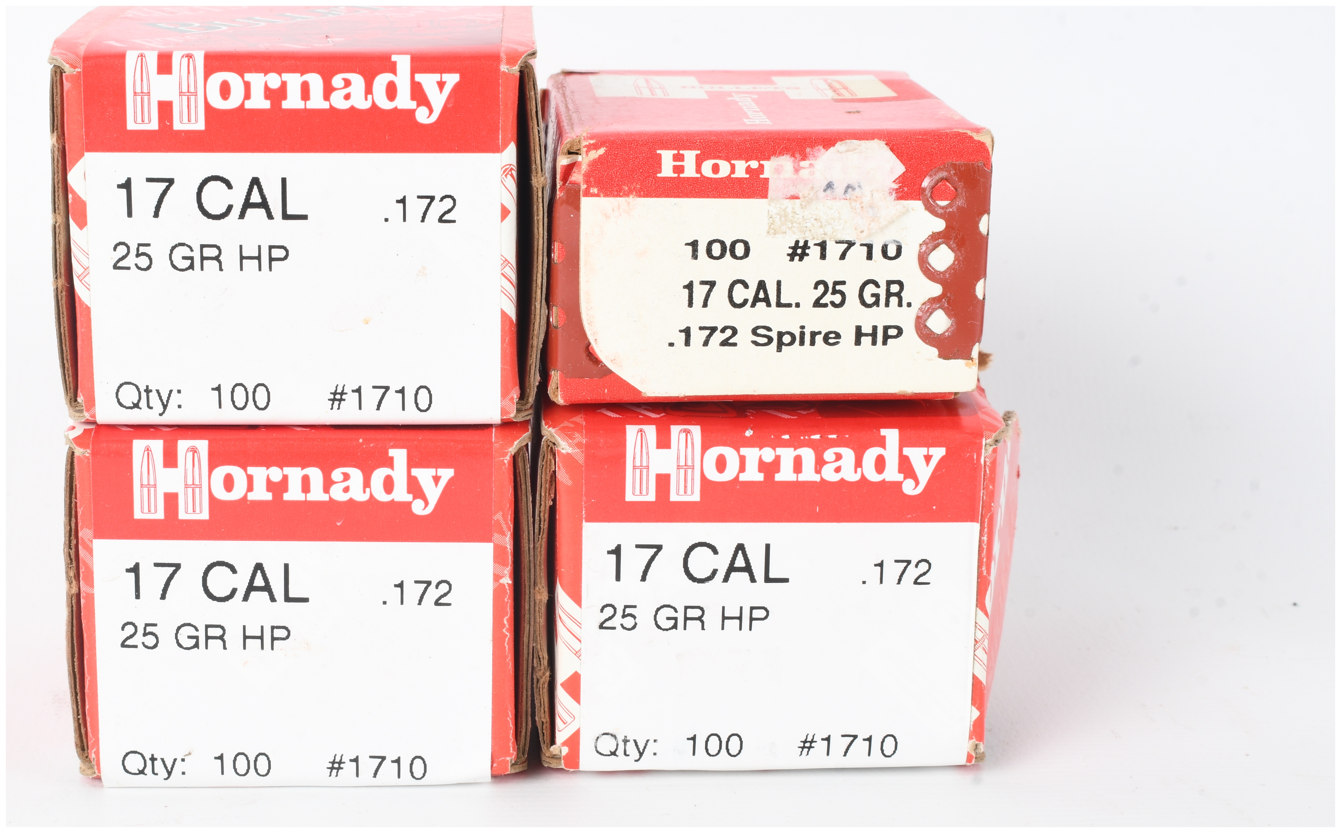 A Lot of 400 Hornady #1710 25-Grain Hollow Point Reloading Bullets .17 Caliber