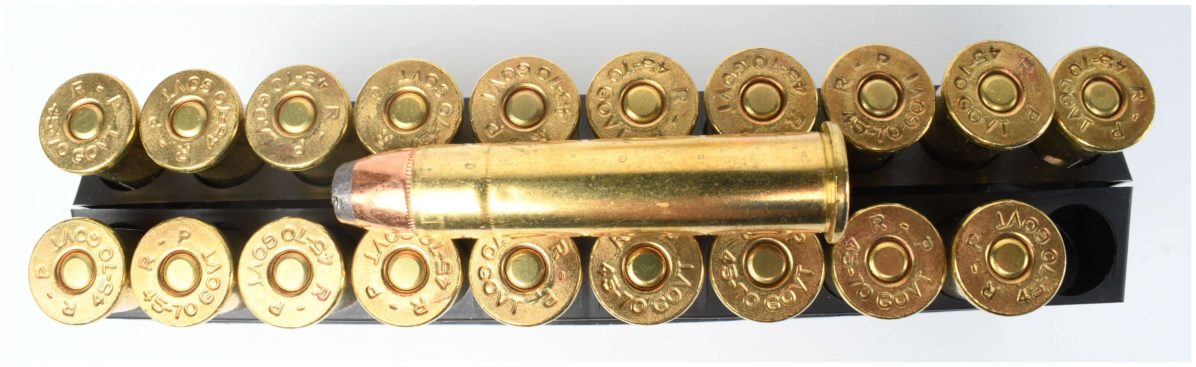 A Lot of 40 Remington Express Rifle Cartridges .45-70 Government