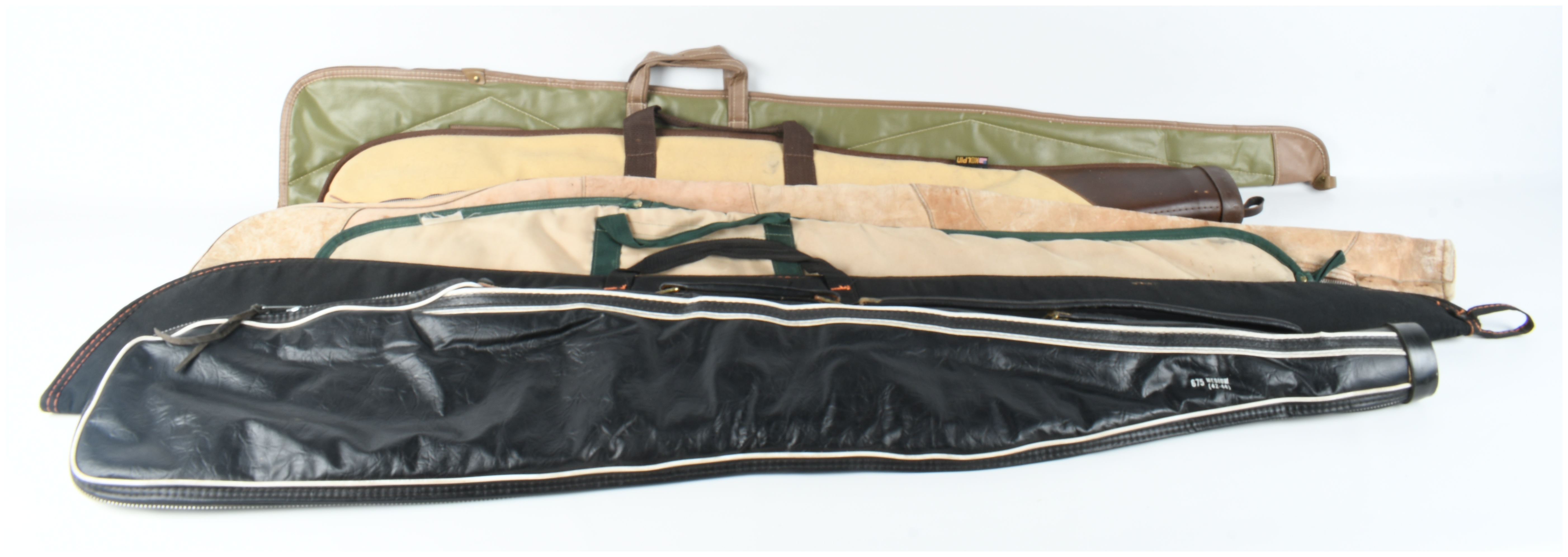 A Collection of Six Assorted Soft Long Gun Cases Including Kolpin