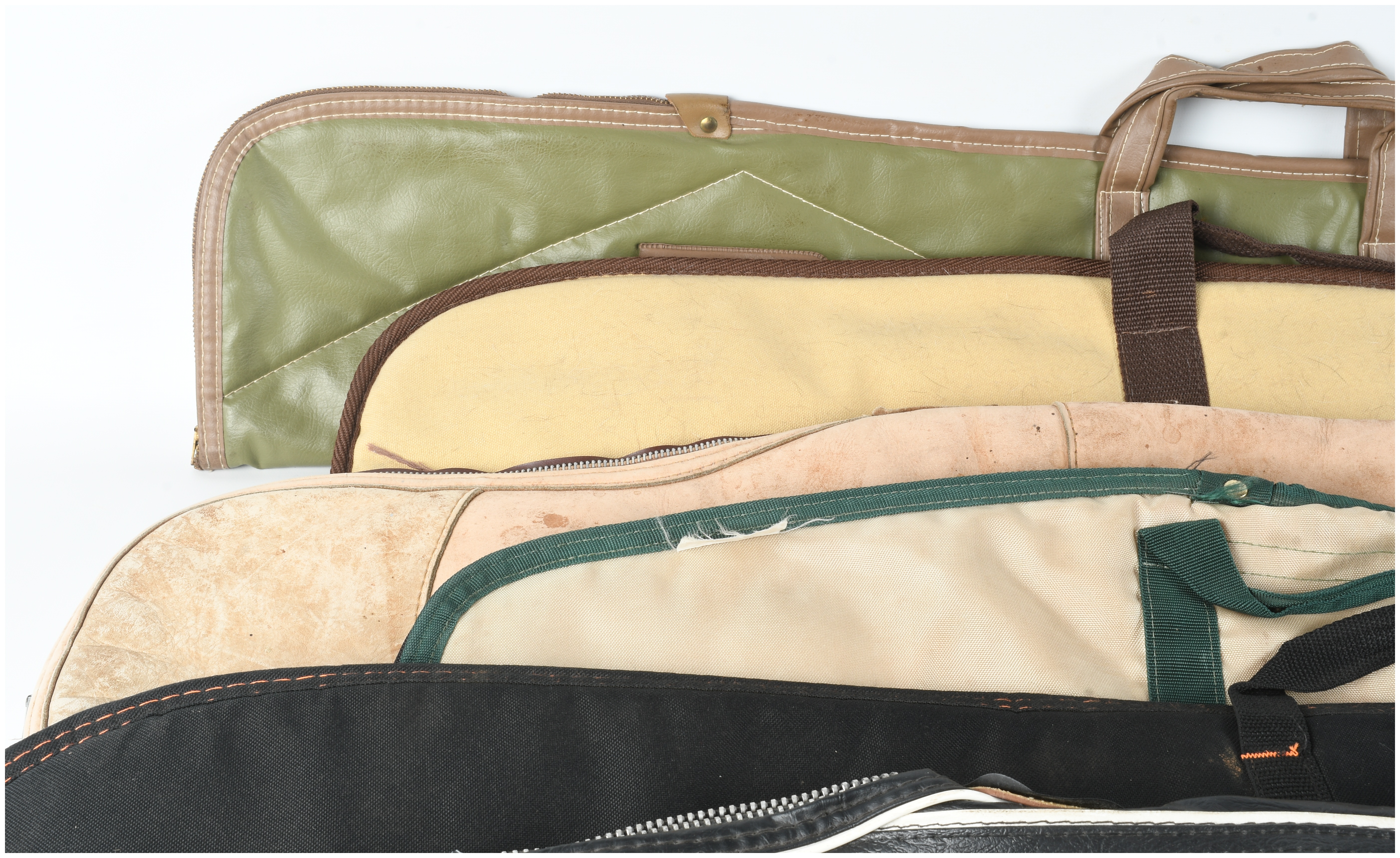 A Collection of Six Assorted Soft Long Gun Cases Including Kolpin