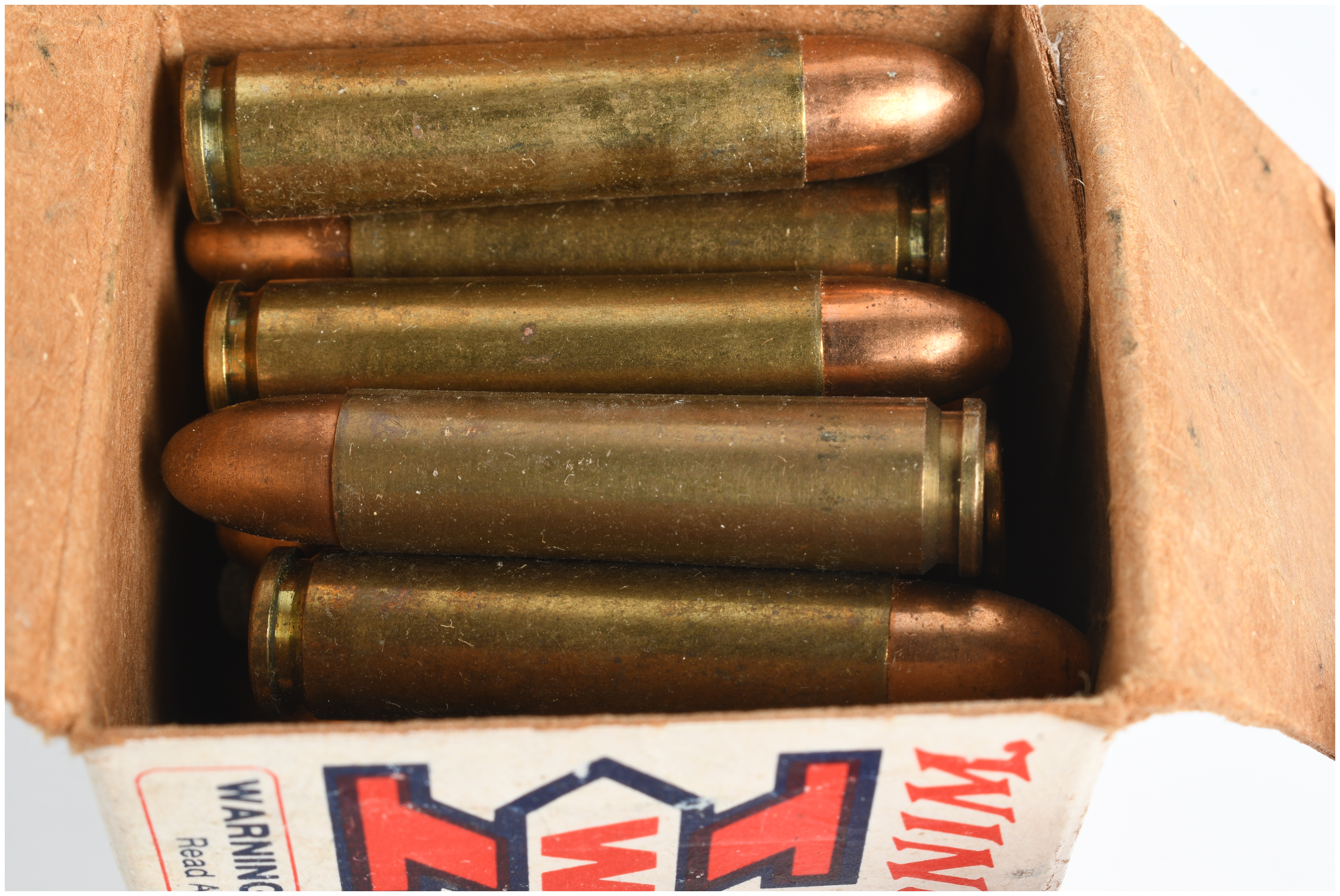 A Lot of 175 Rounds of Winchester and Western .30 Carbine Centerfire Ammunition in Four Vintage Boxes