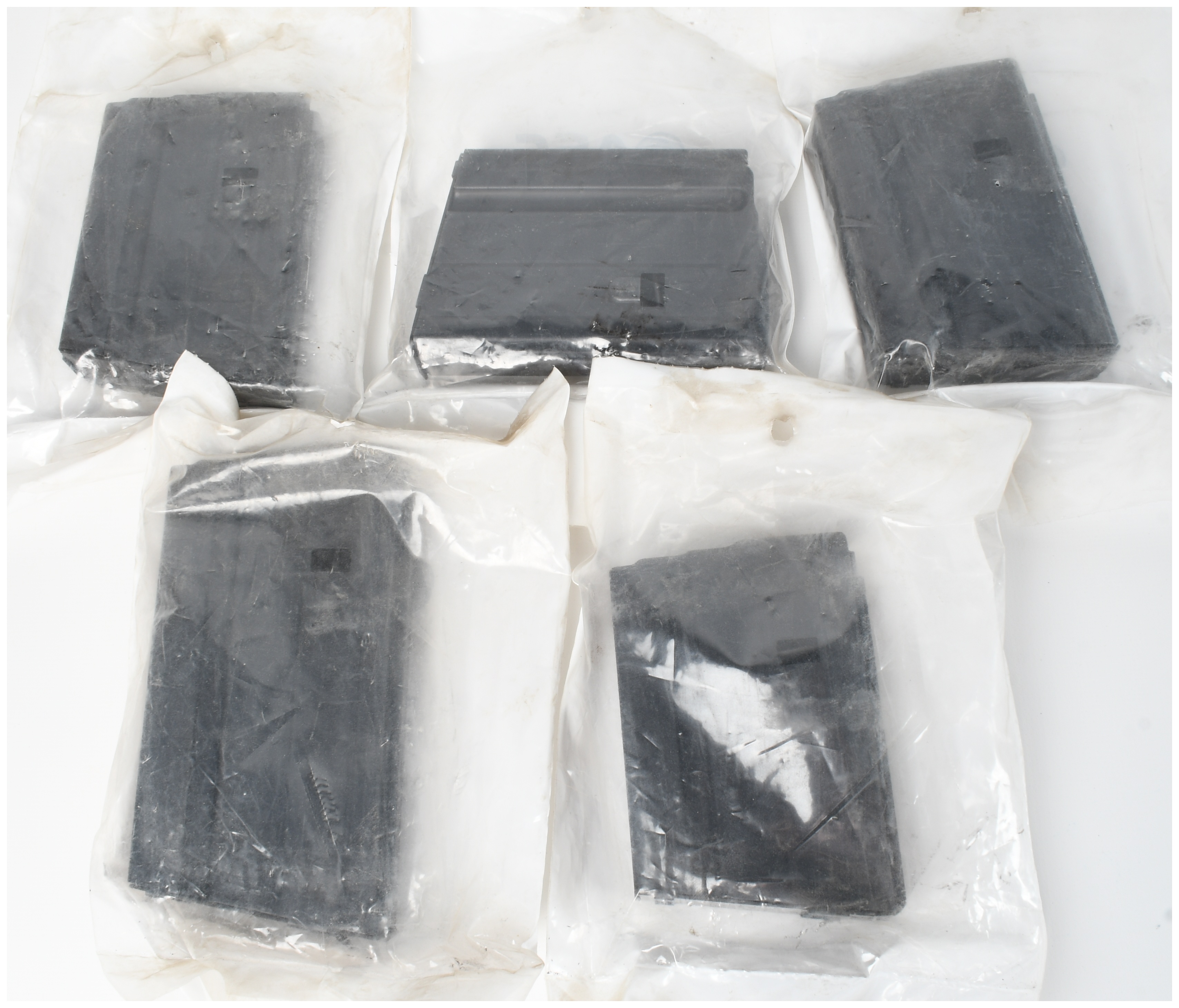 A Lot of 5 Ammunition Storage Components 6.8 SPC Stainless Steel Magazines