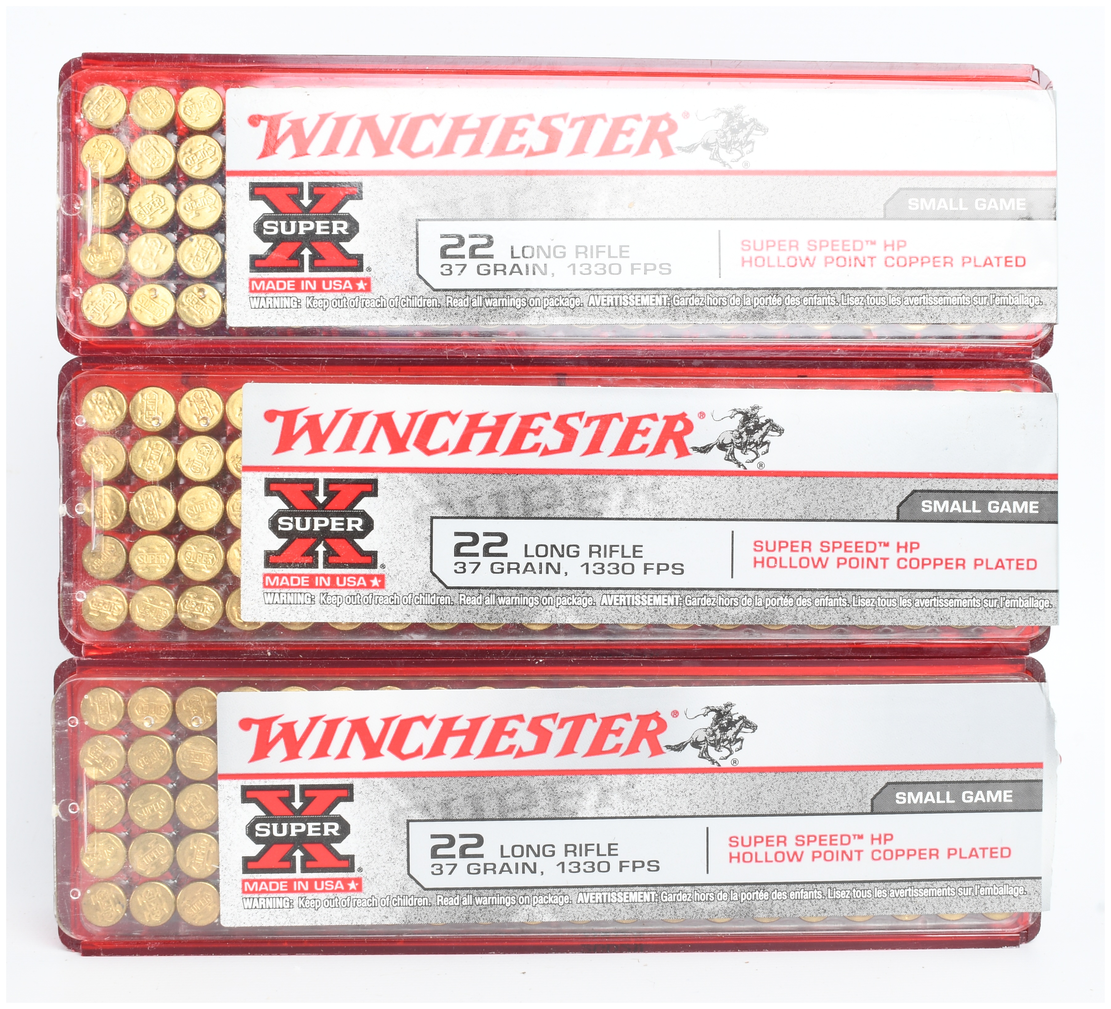 300 Rounds of Winchester Super X 22 Long Rifle Ammunition