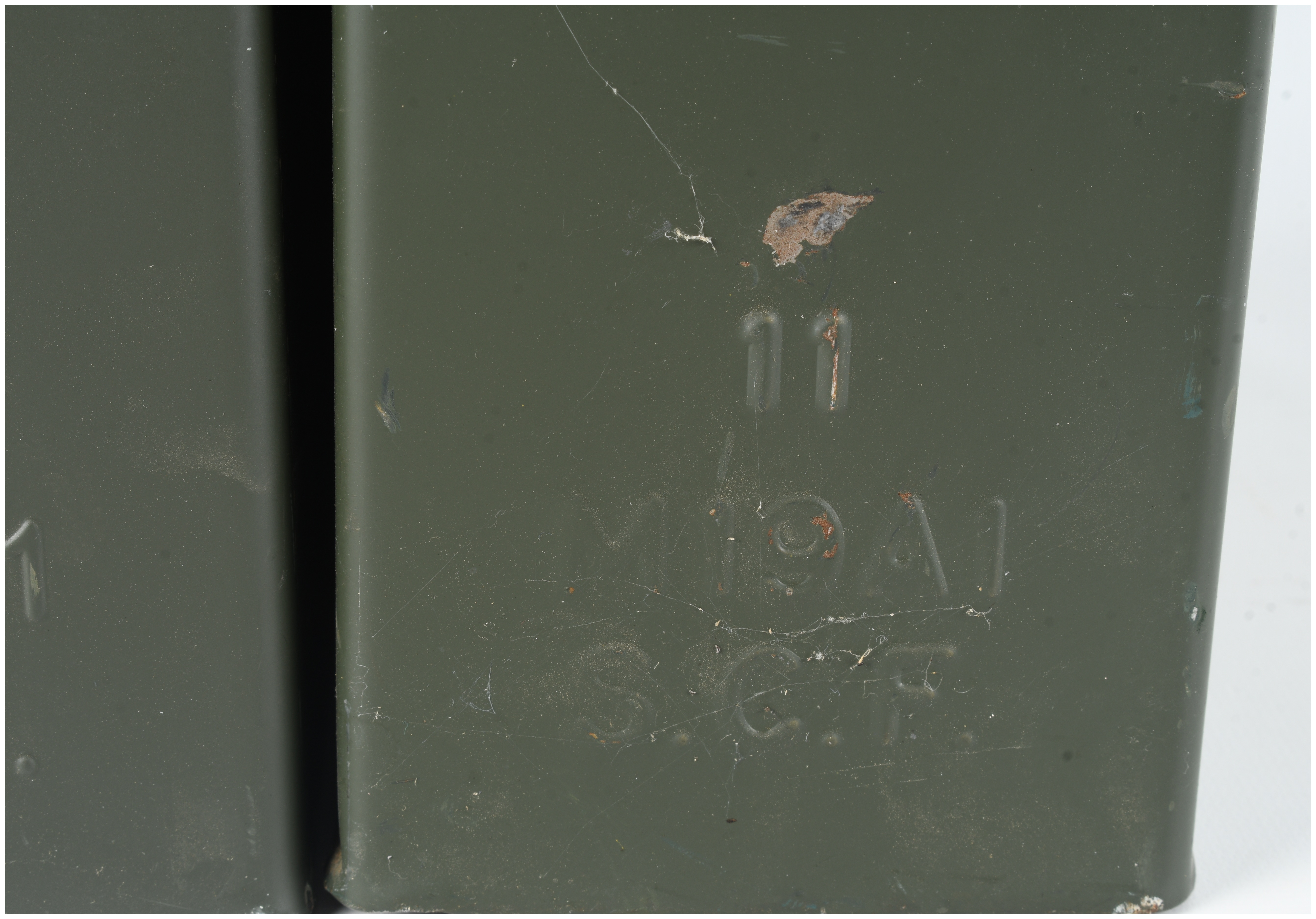 Three United States M19A1 Steel Ammunition Cans