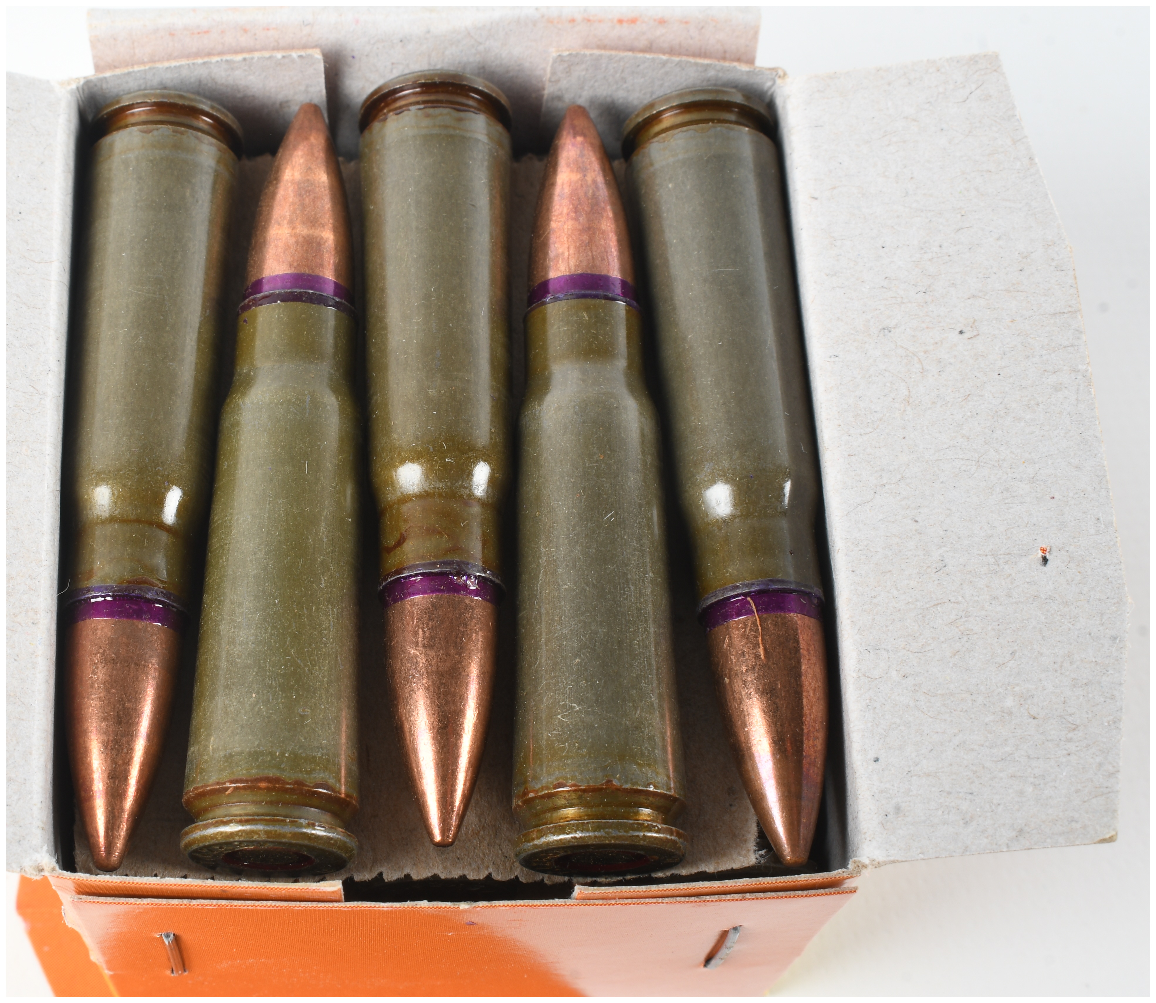 A Lot of 100 Cartridges of Golden Tiger 7.62x39mm FMJBT Ammunition