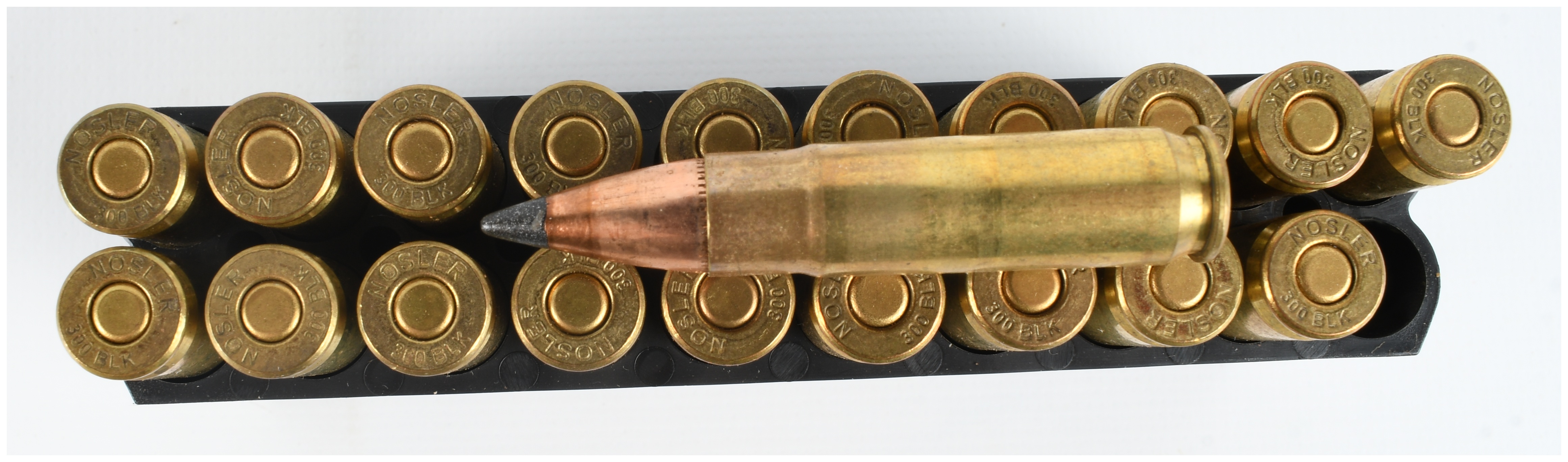 Nosler Varmageddon Ammunition .300 AAC Blackout 100 Rounds