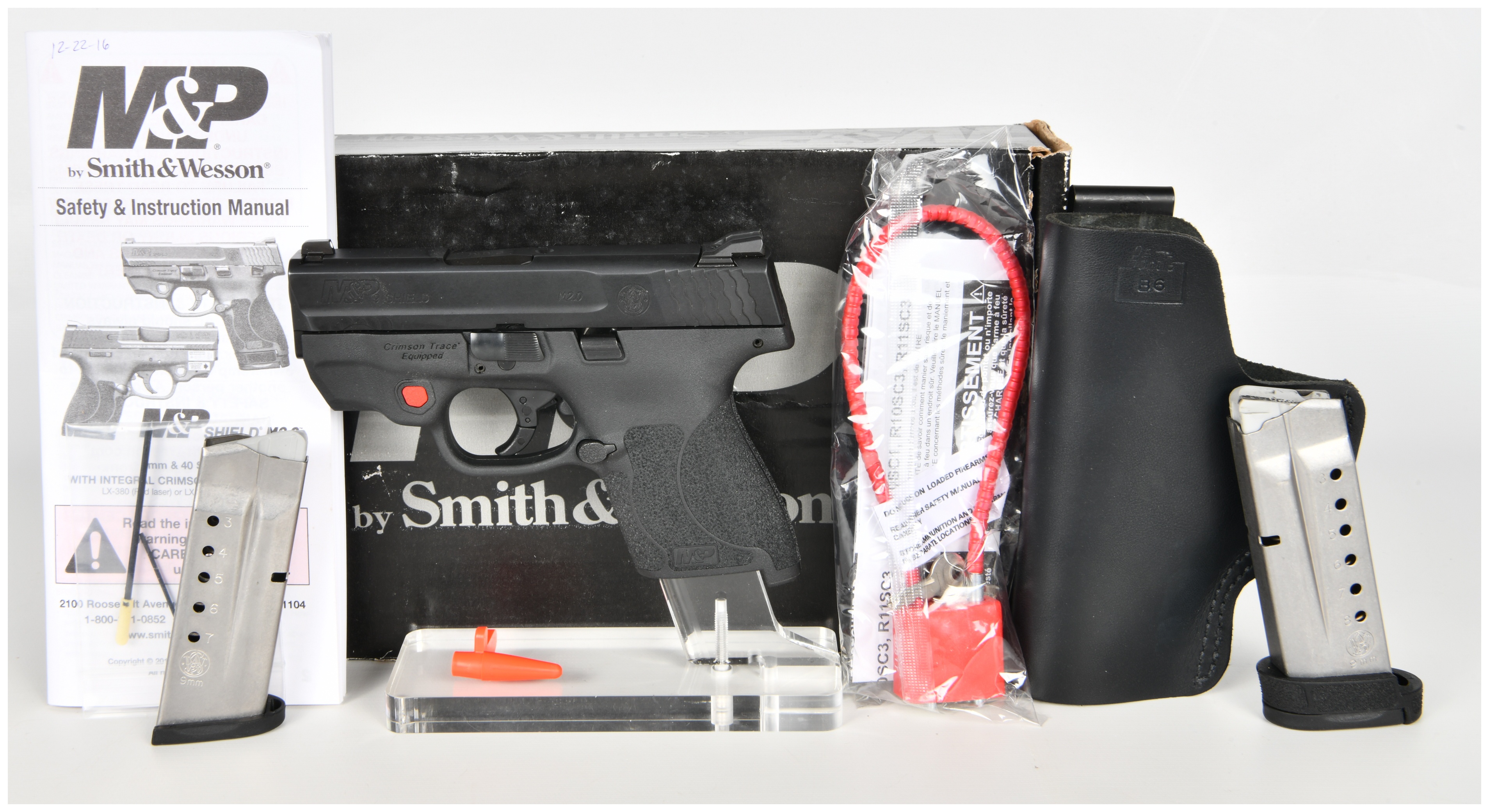 Smith & Wesson M&P9 Shield M2.0 Semi-Automatic Pistol 9mm with 3.125 Inch Barrel