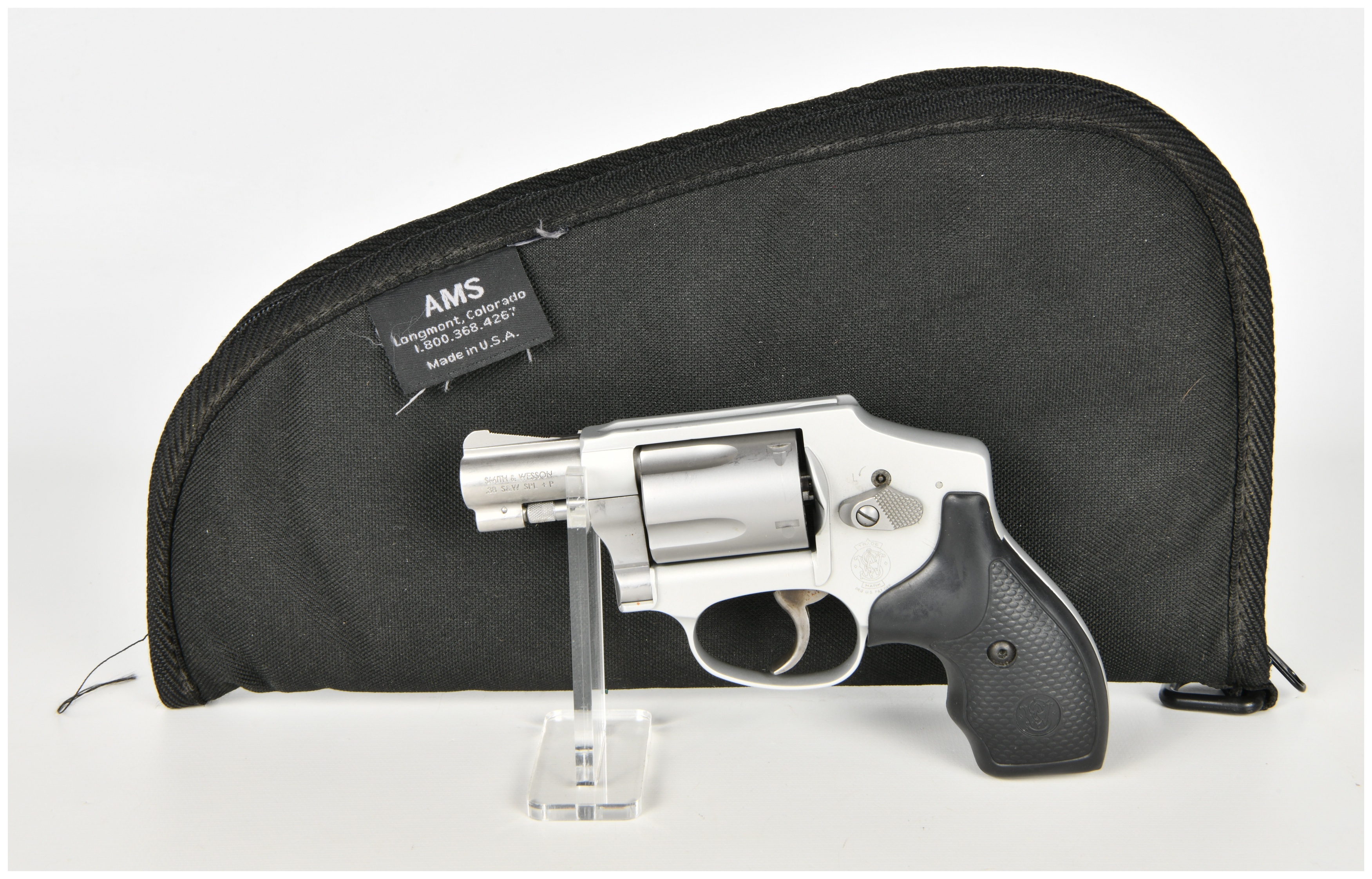 Smith & Wesson Model 642-2 Airweight Double Action Only Revolver .38 S&W Special +P with 1.875 Inch Barrel