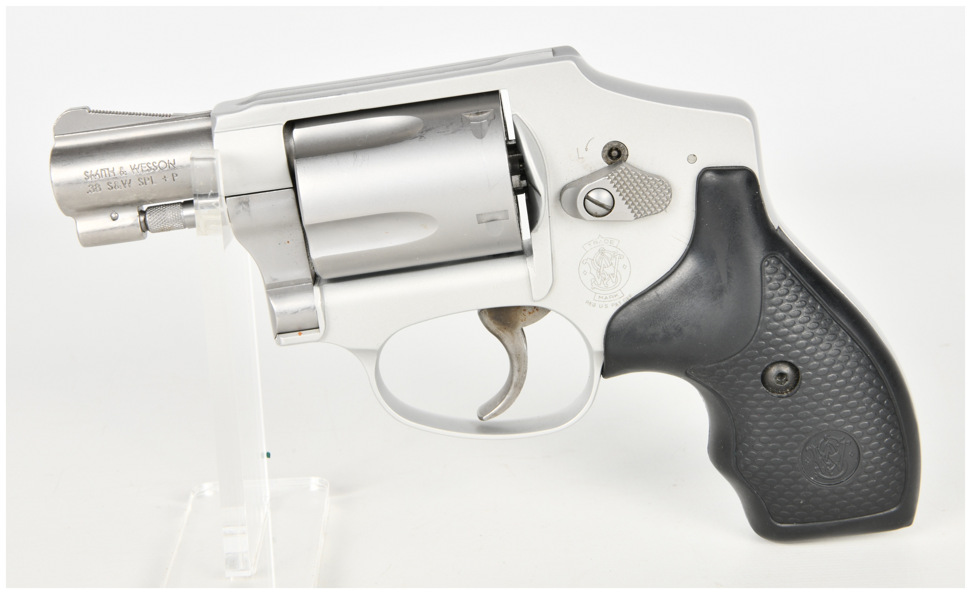 Smith & Wesson Model 642-2 Airweight Double Action Only Revolver .38 S&W Special +P with 1.875 Inch Barrel