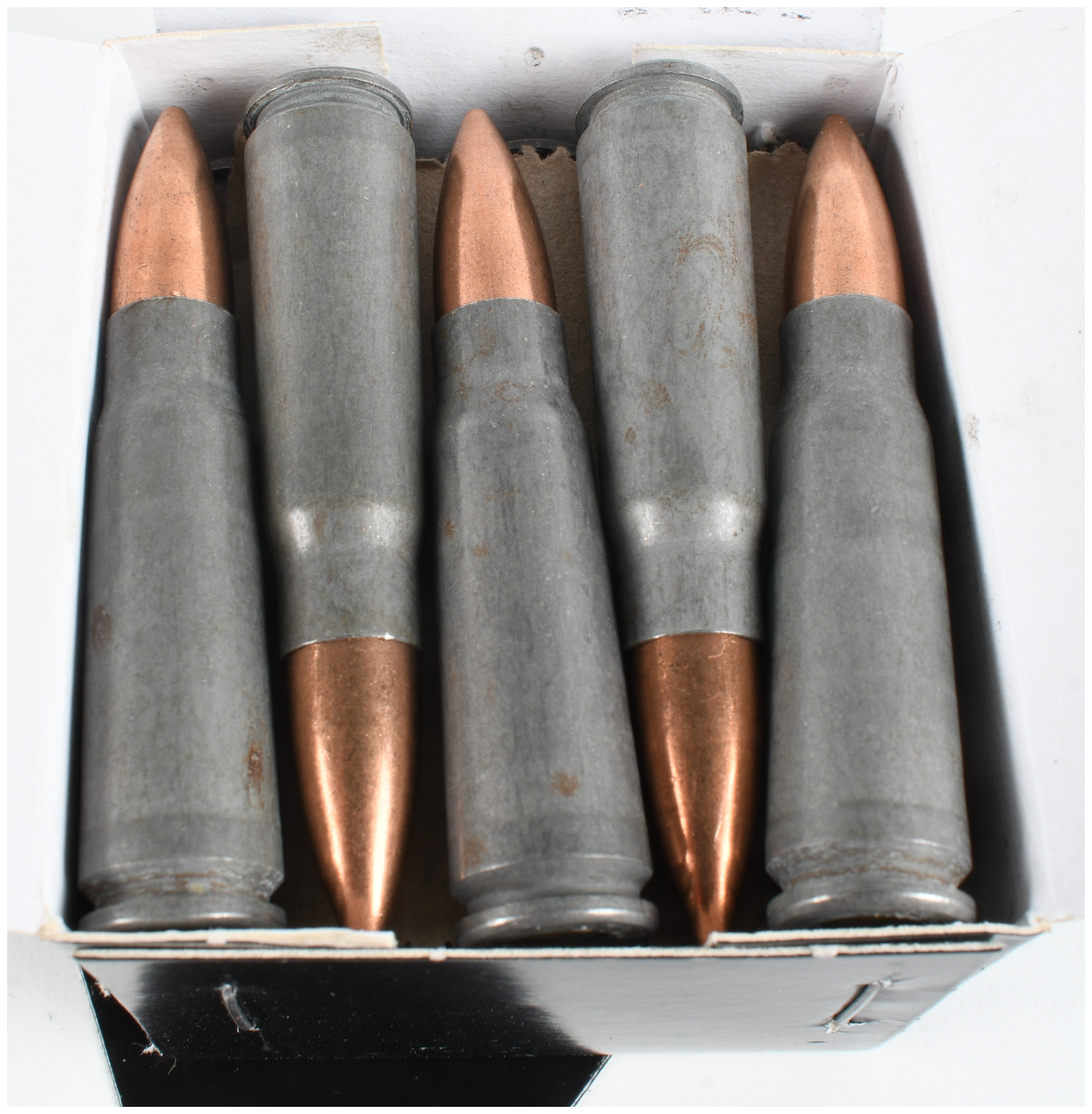 A Lot of 100 Rounds of Wolf Performance Ammunition 7.62 x 39 mm 122 Grain FMJ