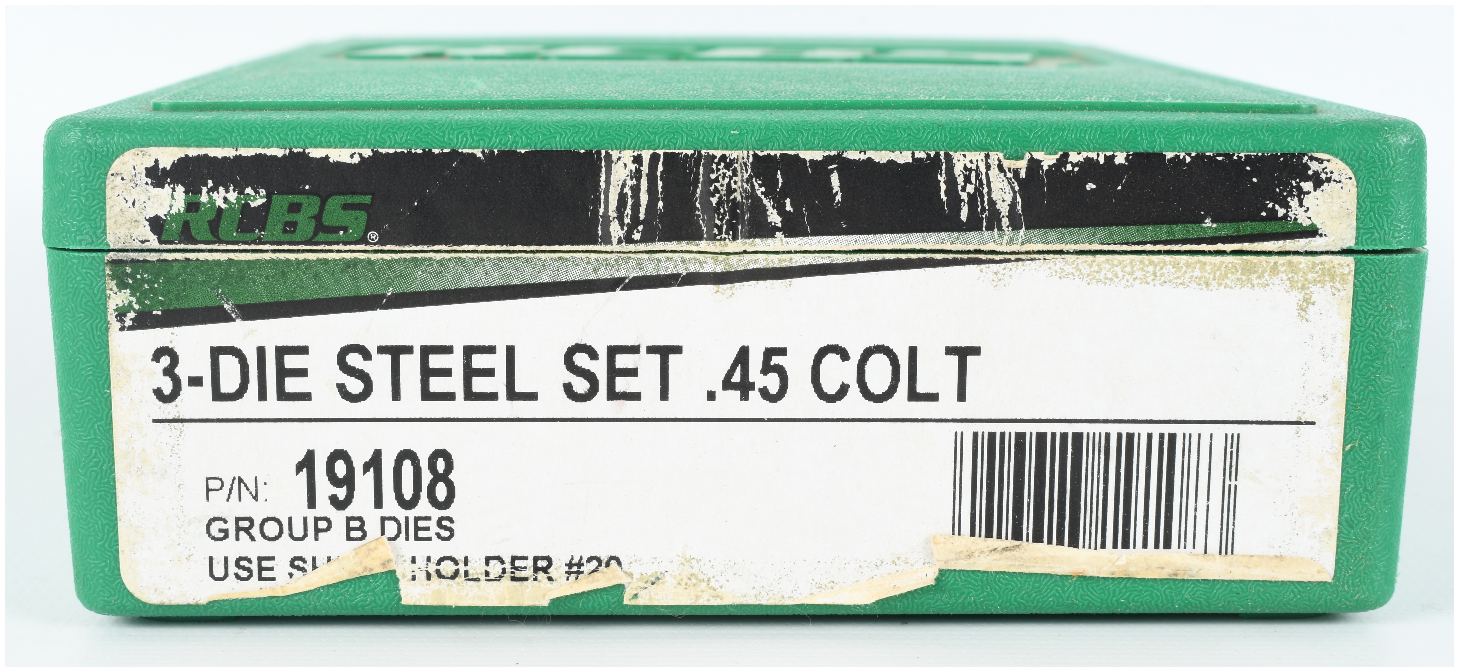 RCBS 3-Die Steel Set for .45 Colt, Part Number 19108