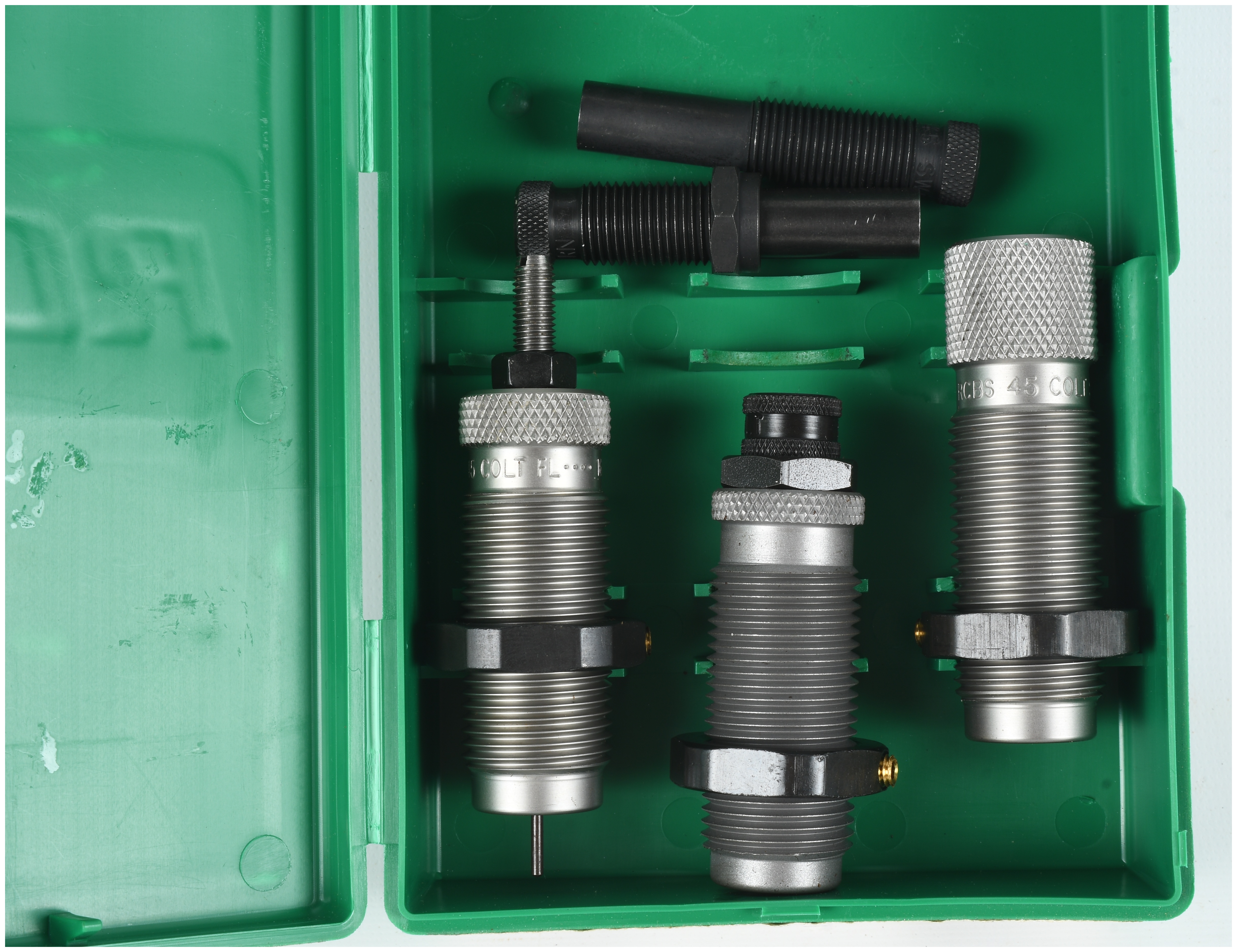 RCBS 3-Die Steel Set for .45 Colt, Part Number 19108