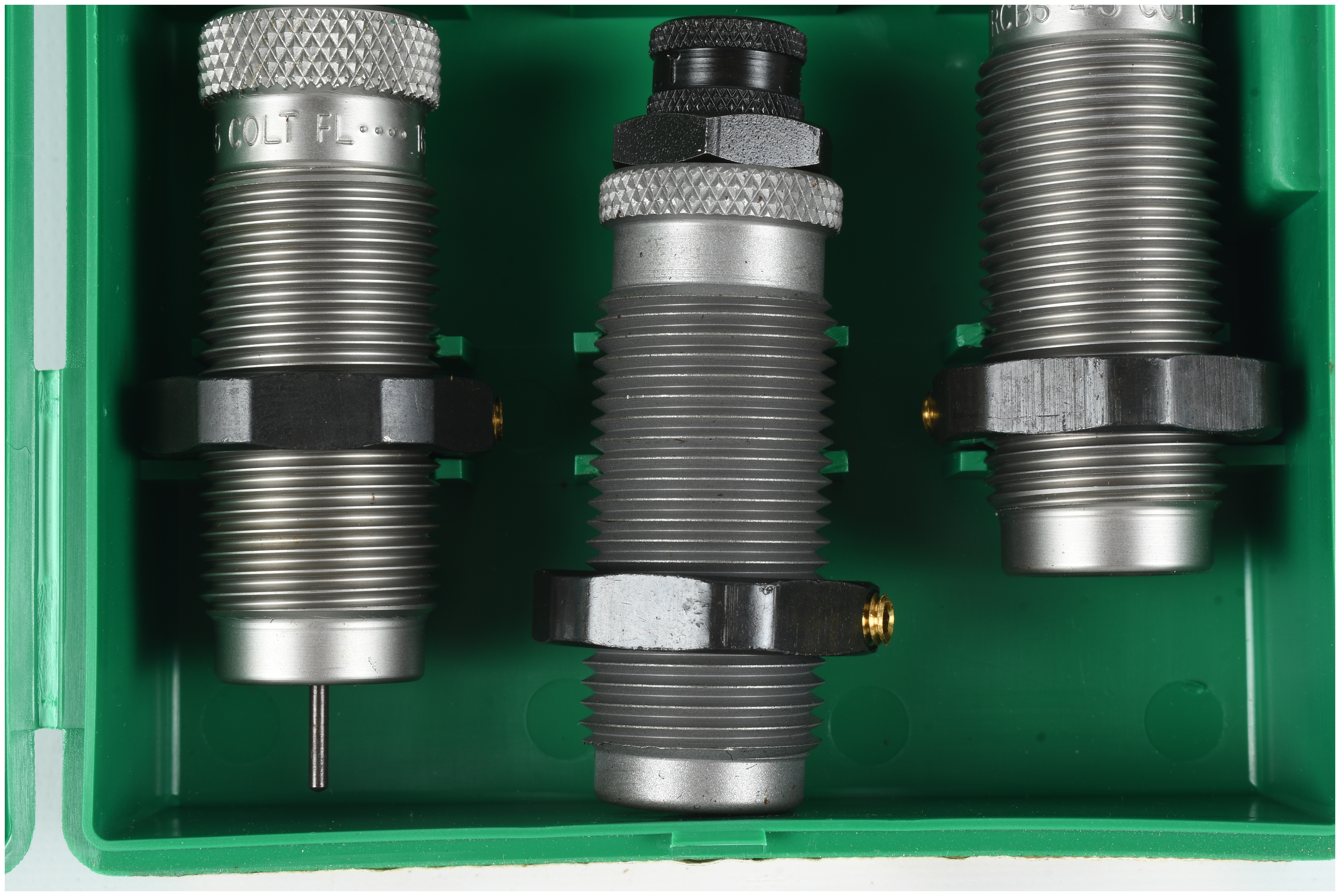 RCBS 3-Die Steel Set for .45 Colt, Part Number 19108