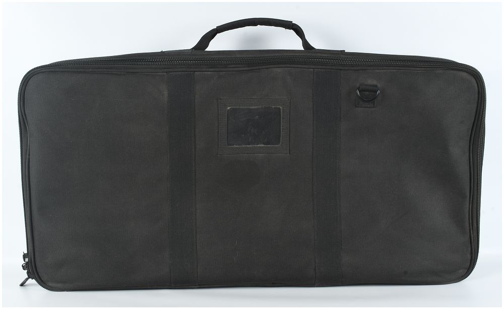 Lot 376: A Black Tactical Soft-Sided Carbine Case