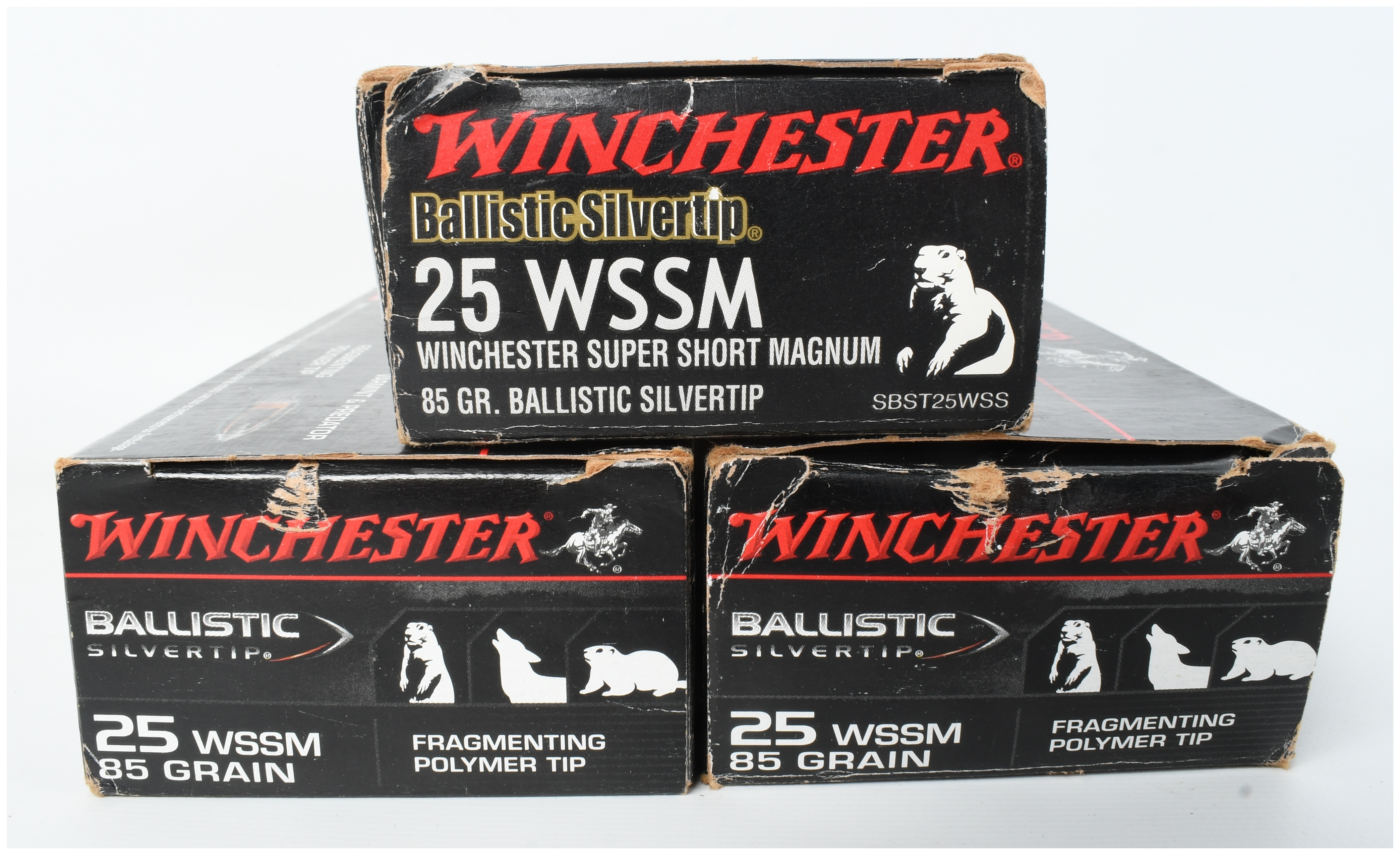 A Lot of 60 Rounds of Winchester Supreme and Ballistic Silvertip .25 WSSM Ammunition