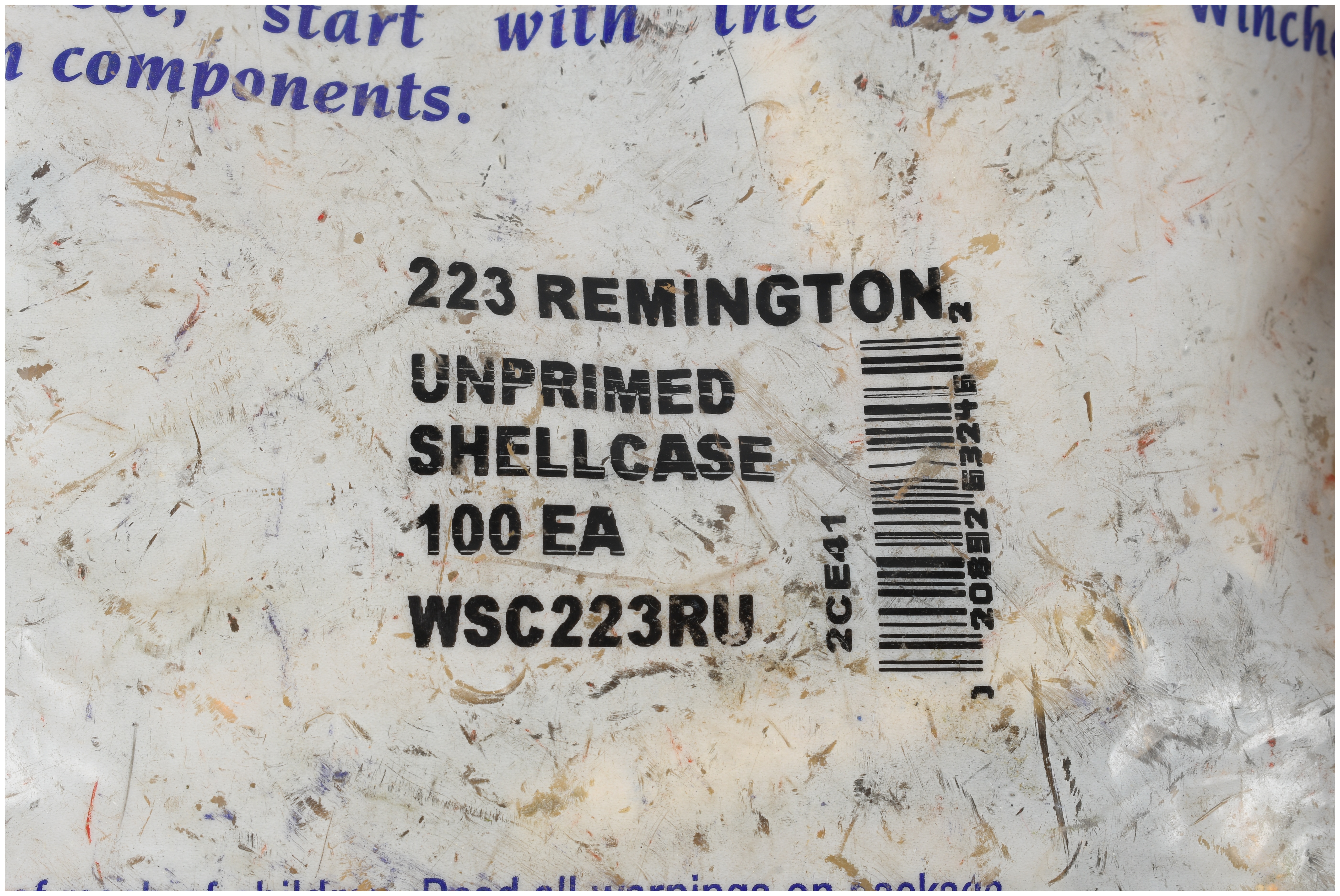 Three Packs of Winchester 223 Remington Unprimed Brass Rifle Shellcases, 300 Count