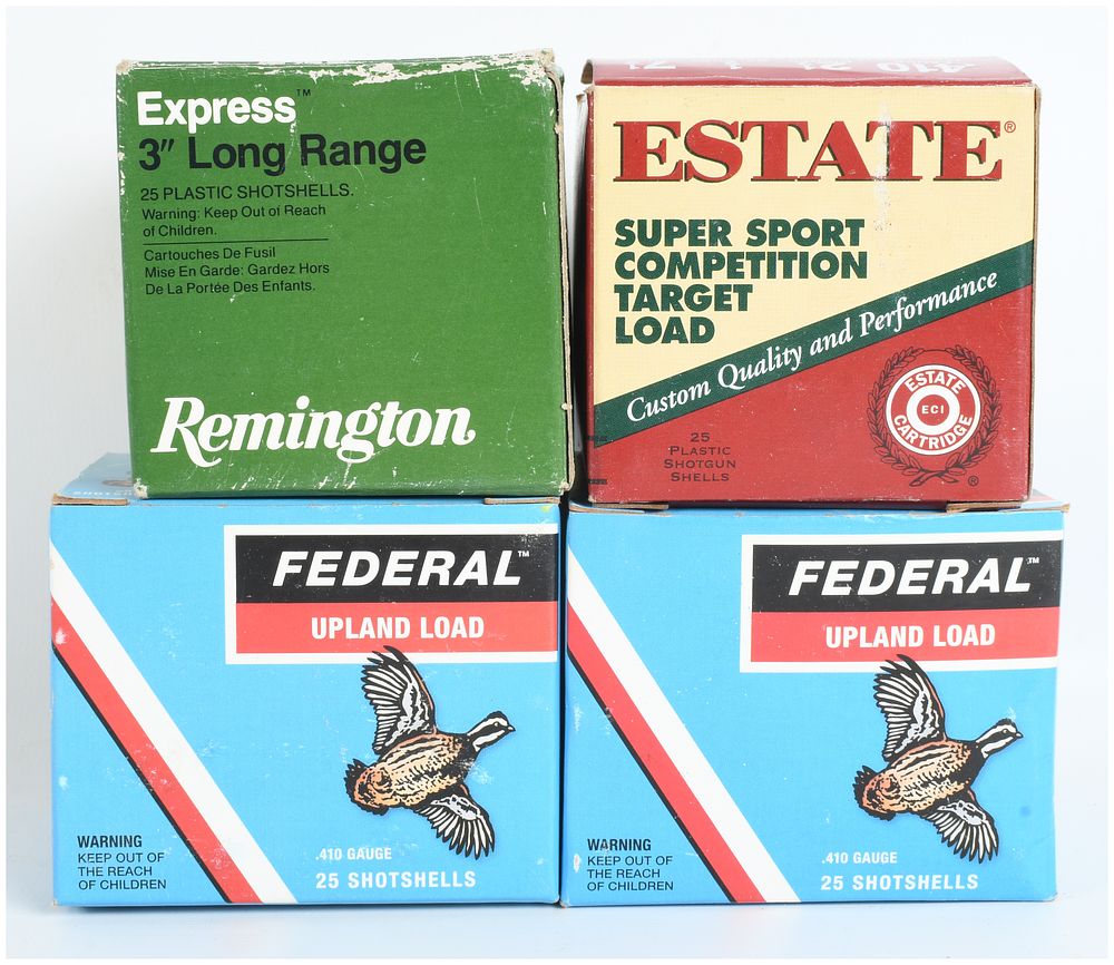 Lot 385: A Lot of 96 Remington Estate and Federal .410 Gauge Shotgun Shells