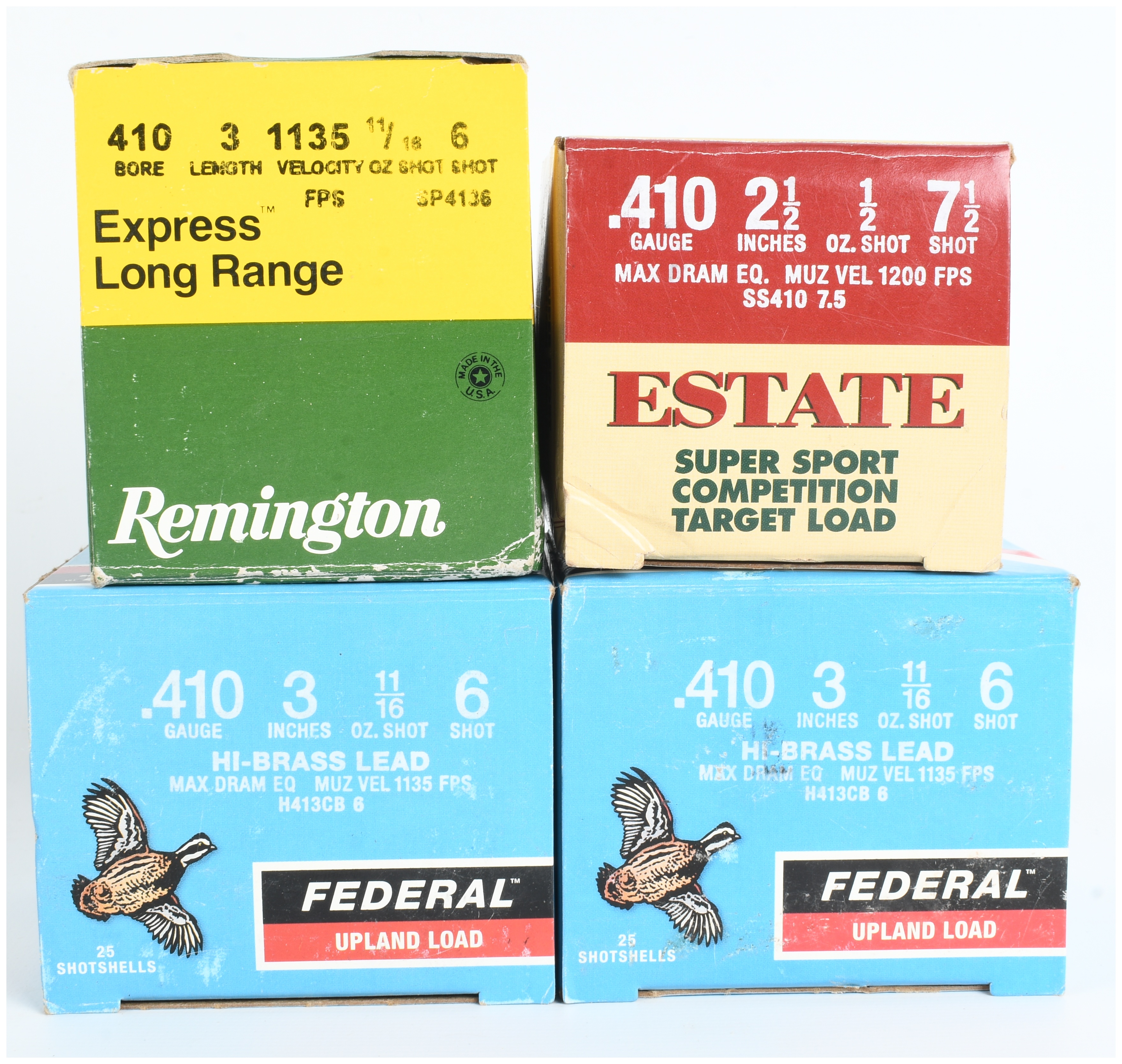A Lot of 96 Remington Estate and Federal .410 Gauge Shotgun Shells
