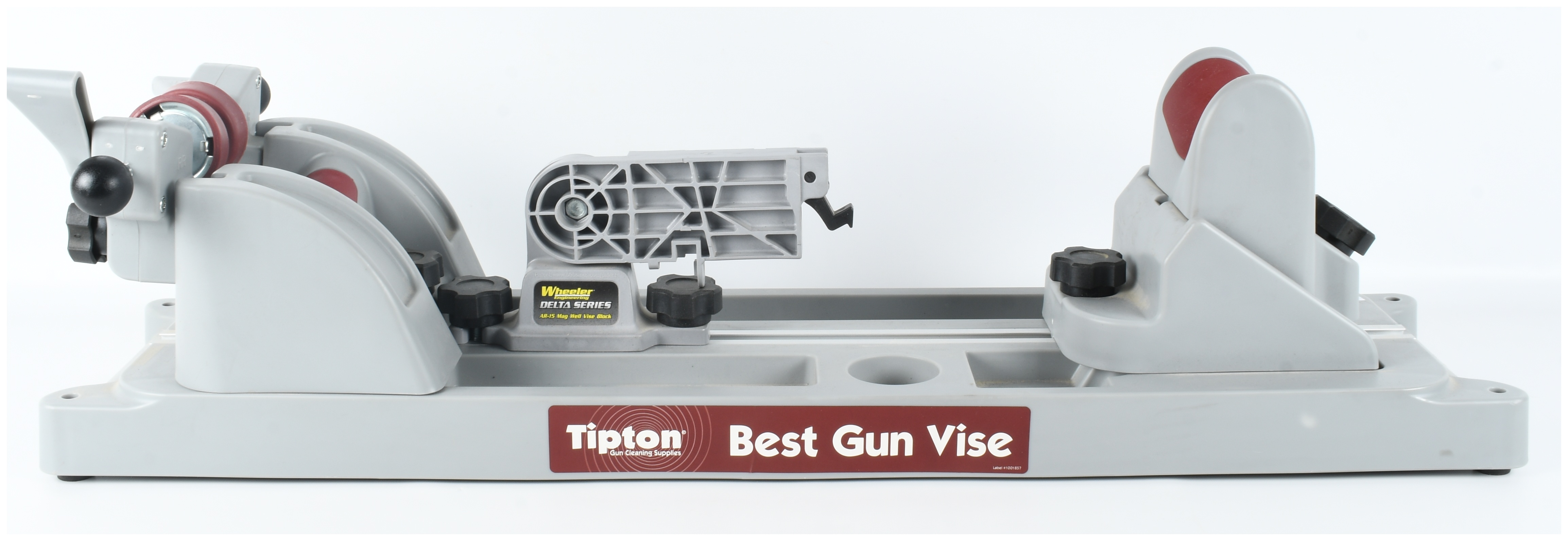 Tipton Best Gun Vise with Wheeler Engineering Delta Series AR-15 Mag Well Vise Block