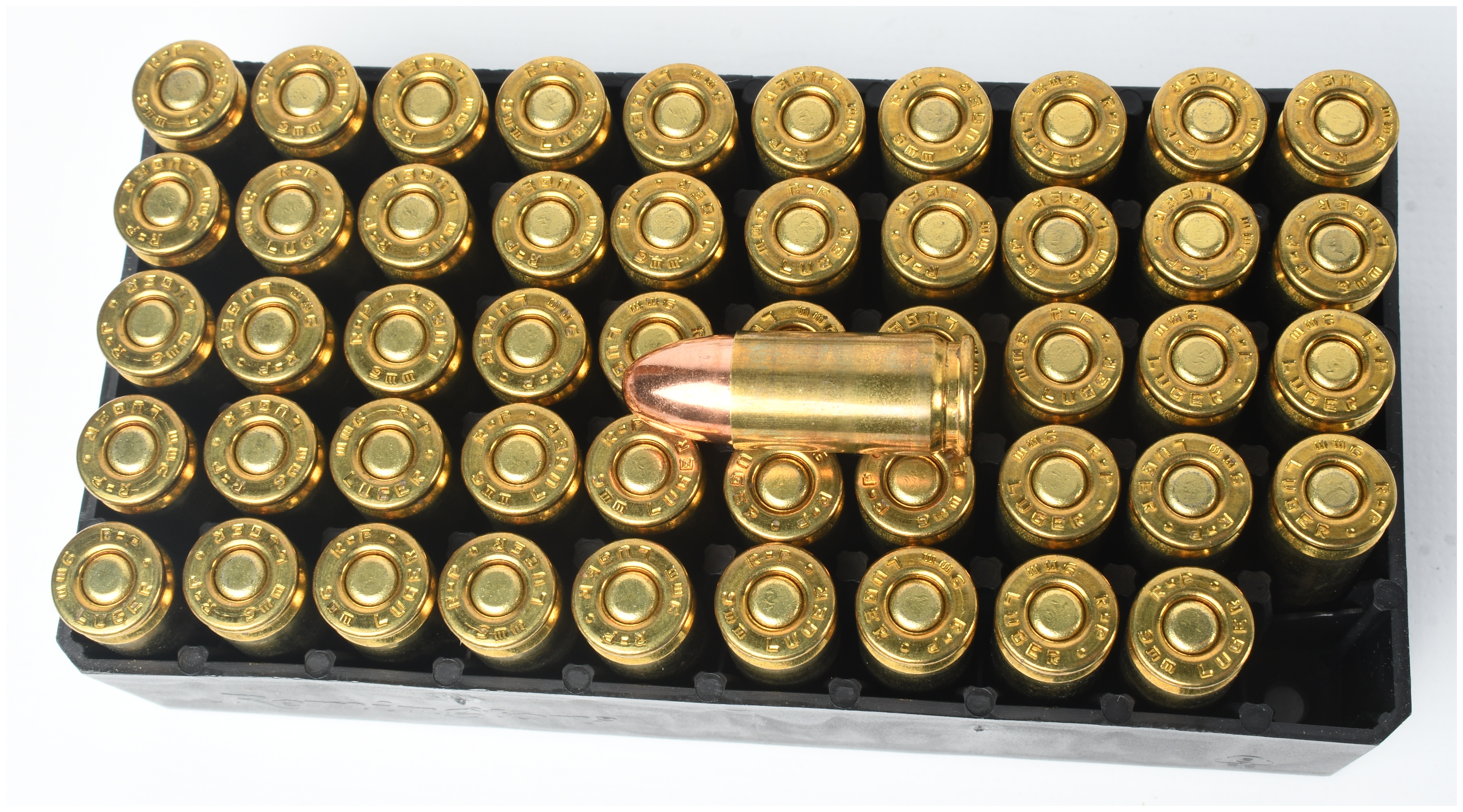 A Lot of 141 Rounds of Winchester Remington and TulAmmo 9mm Luger 115 Grain FMJ Ammunition