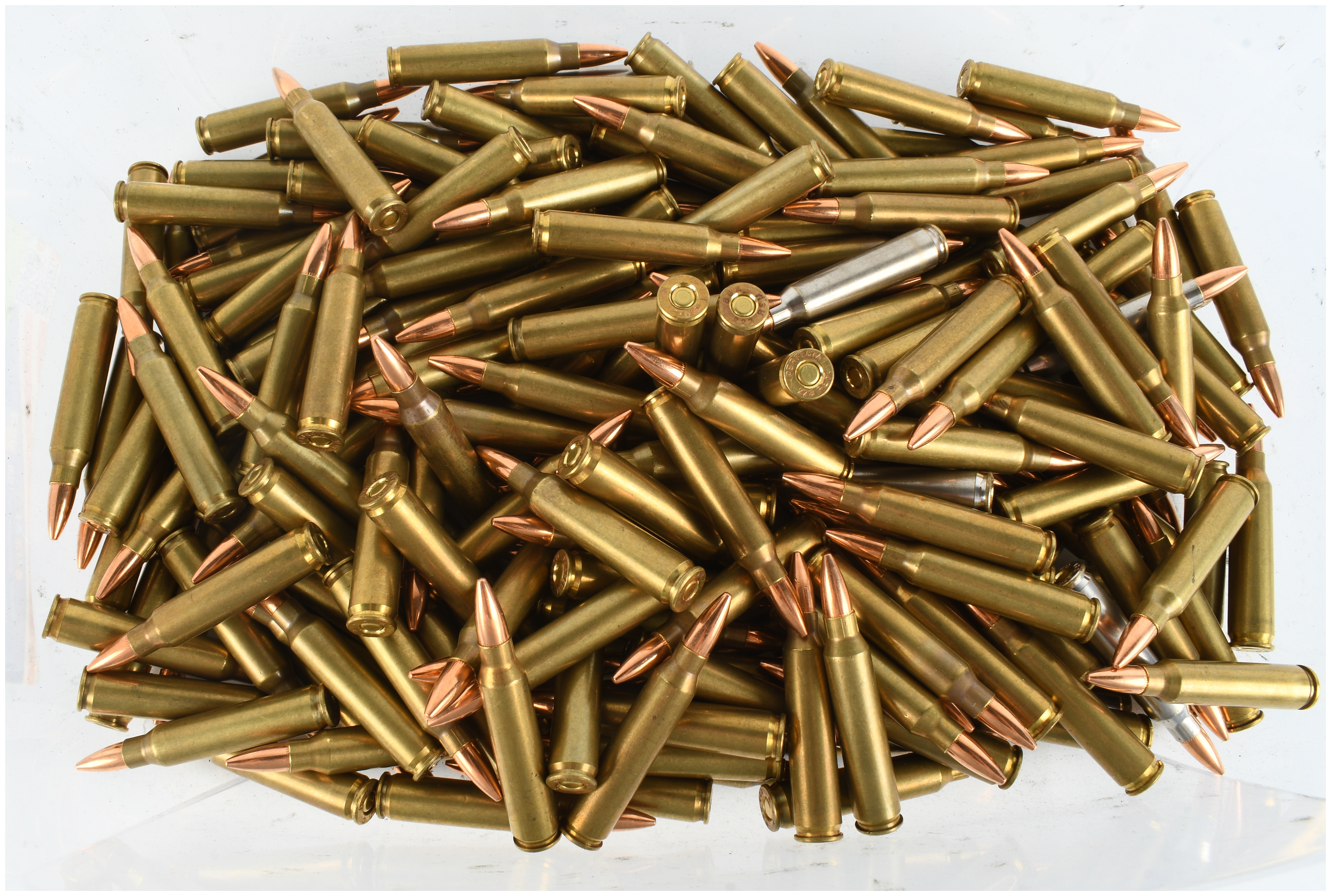 A Lot of 100 Rounds of Reloaded .223 Remington Centerfire Rifle Ammunition