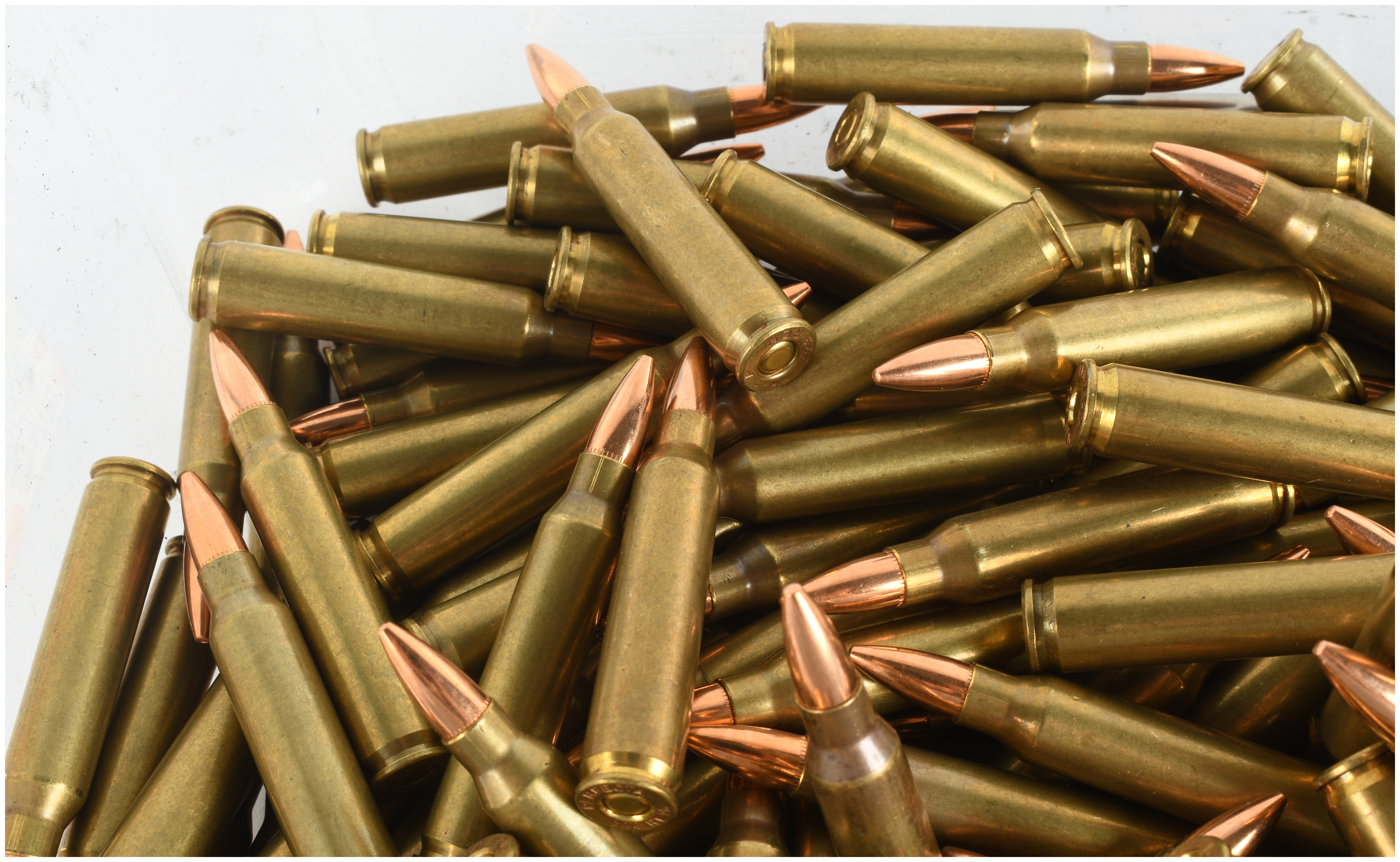 A Lot of 100 Rounds of Reloaded .223 Remington Centerfire Rifle Ammunition