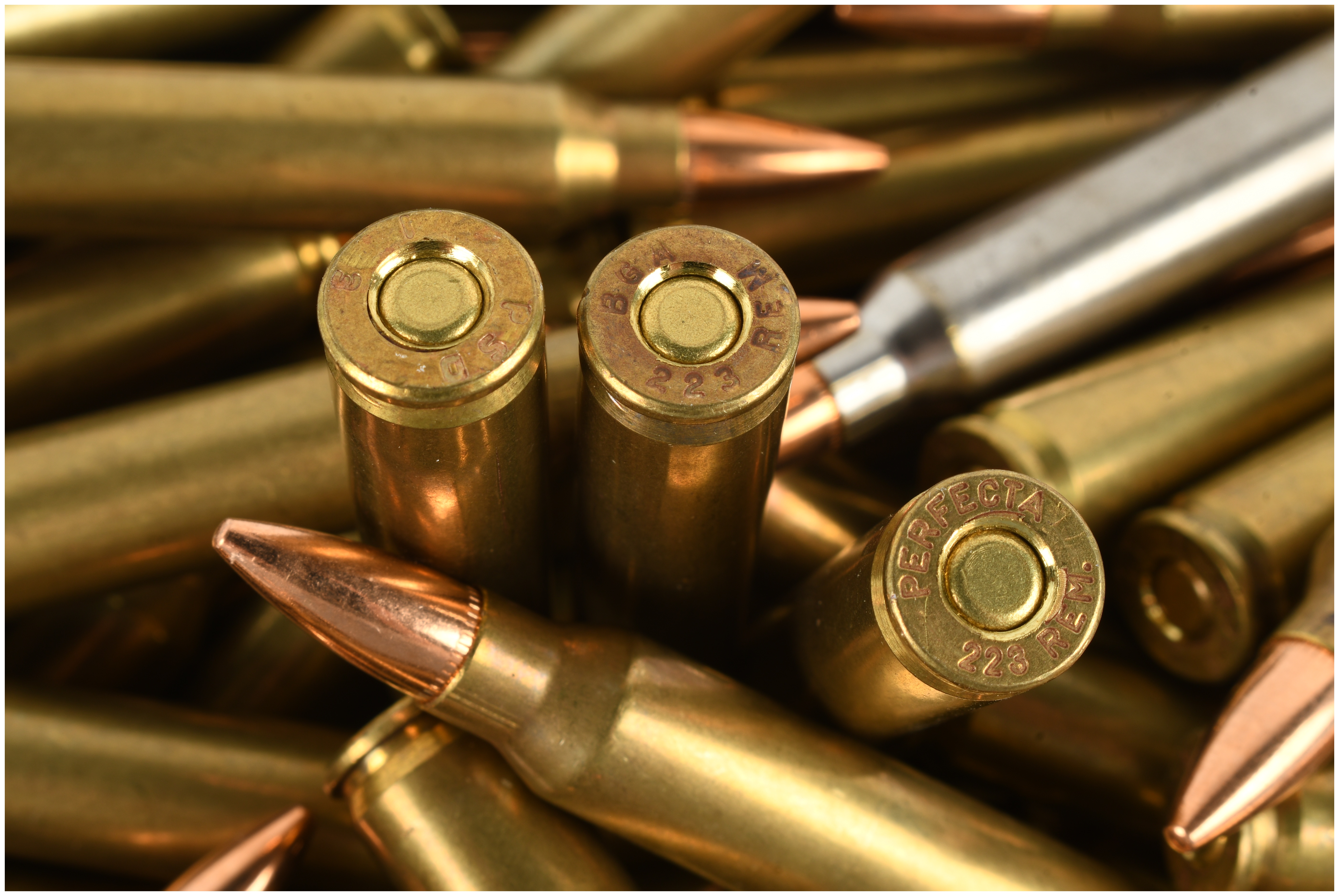 A Lot of 100 Rounds of Reloaded .223 Remington Centerfire Rifle Ammunition