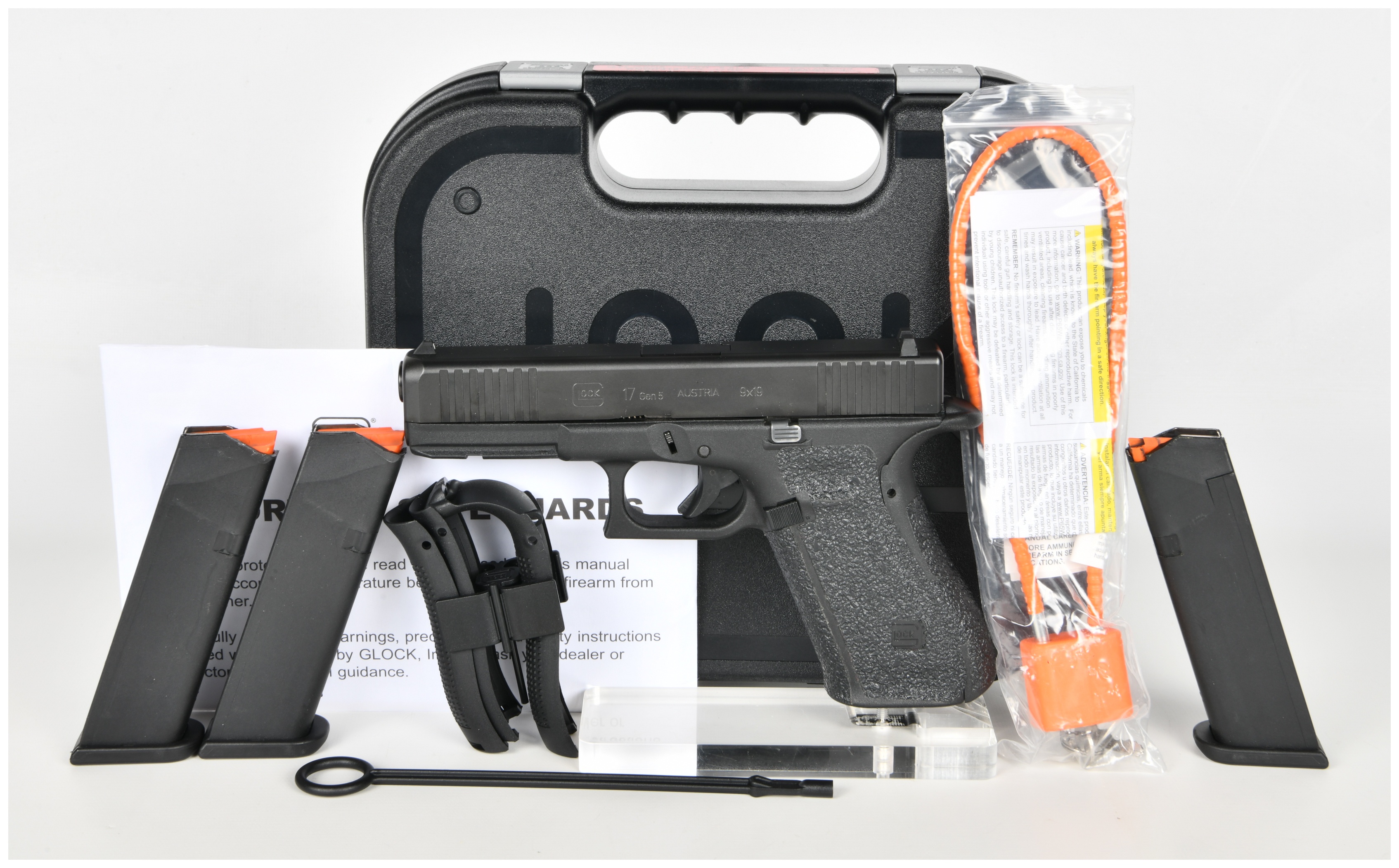 Glock 17 Gen 5 Semi-Automatic Pistol 9x19mm with 4.49 Inch Barrel