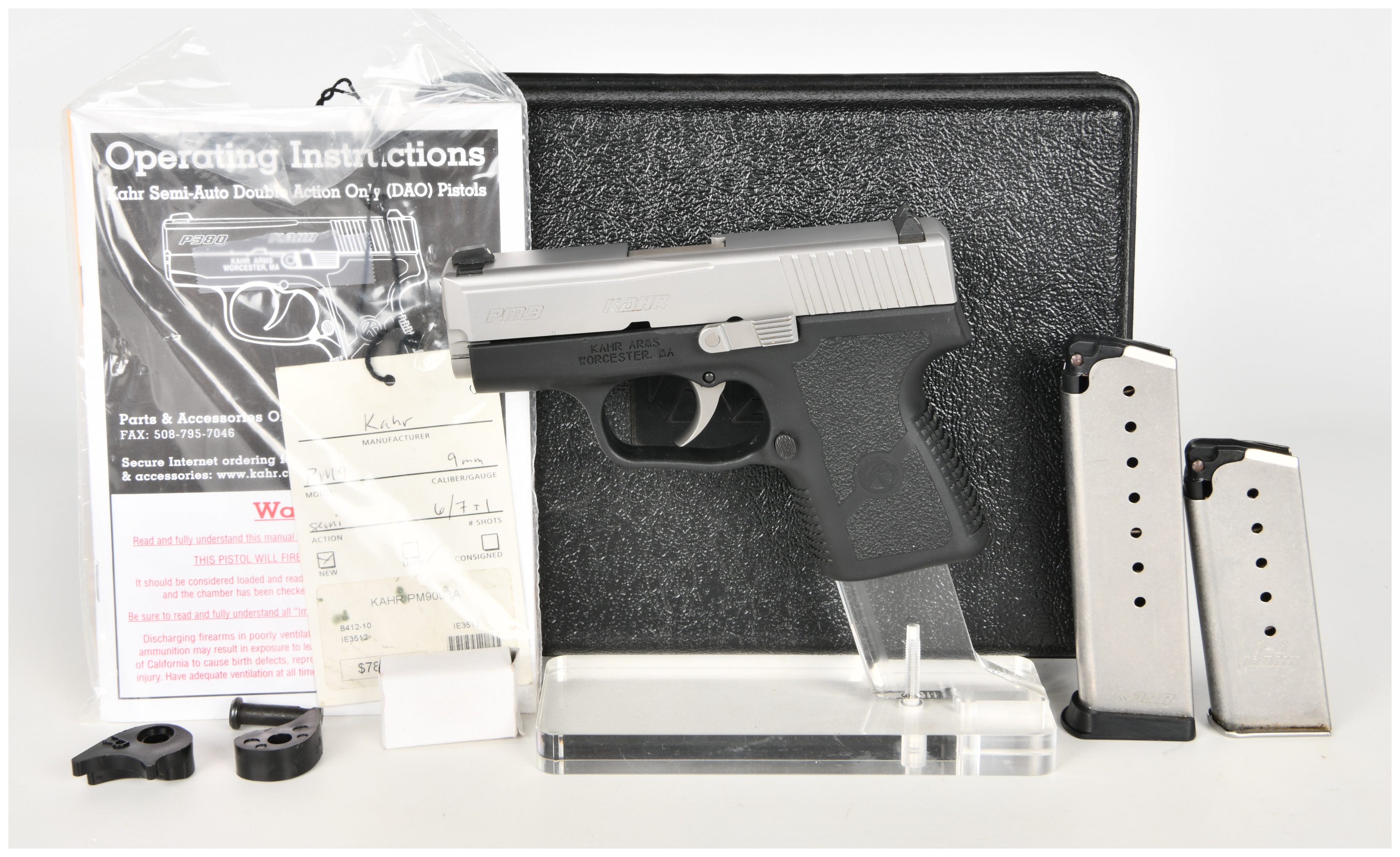Kahr Arms PM9 Semi-Automatic Pistol 9mm with 3.1 Inch Barrel