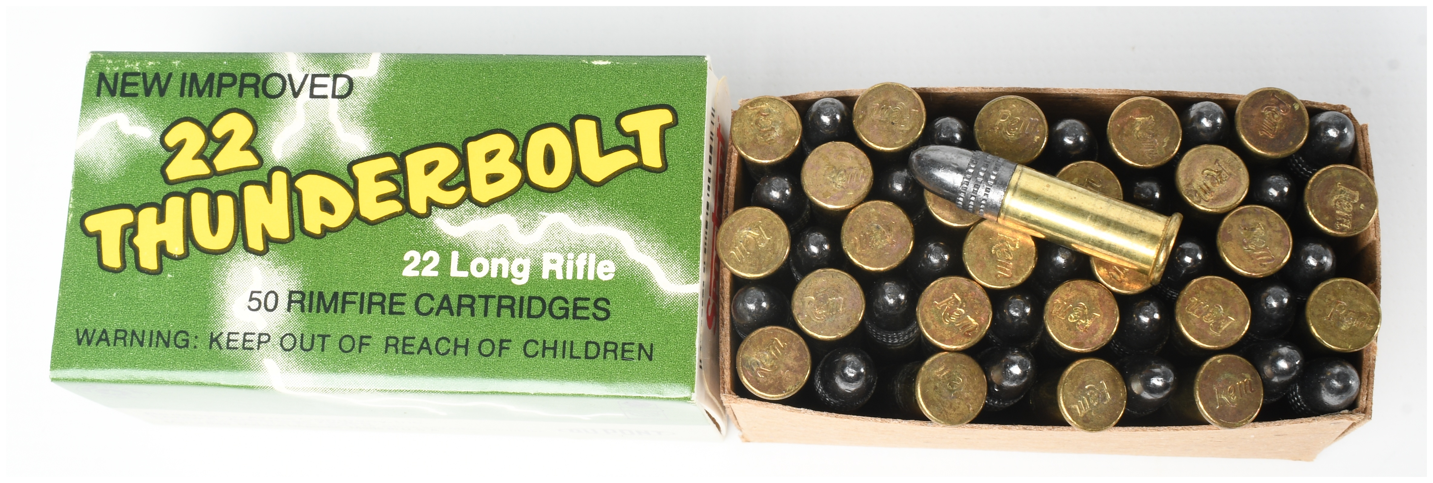 A Lot of 500 Remington 22 Thunderbolt Rimfire Cartridges .22 Long Rifle