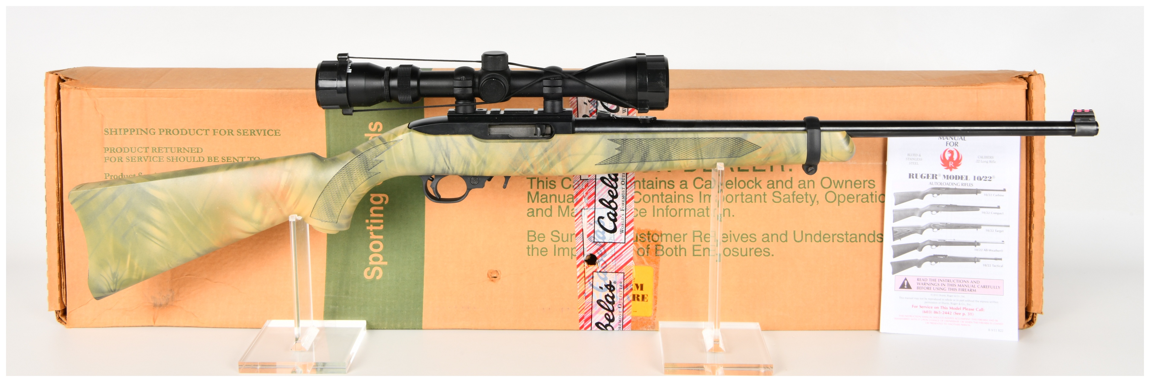 Ruger Model 10/22 Semi-Automatic Rifle .22 Long Rifle with 18.5 Inch Barrel