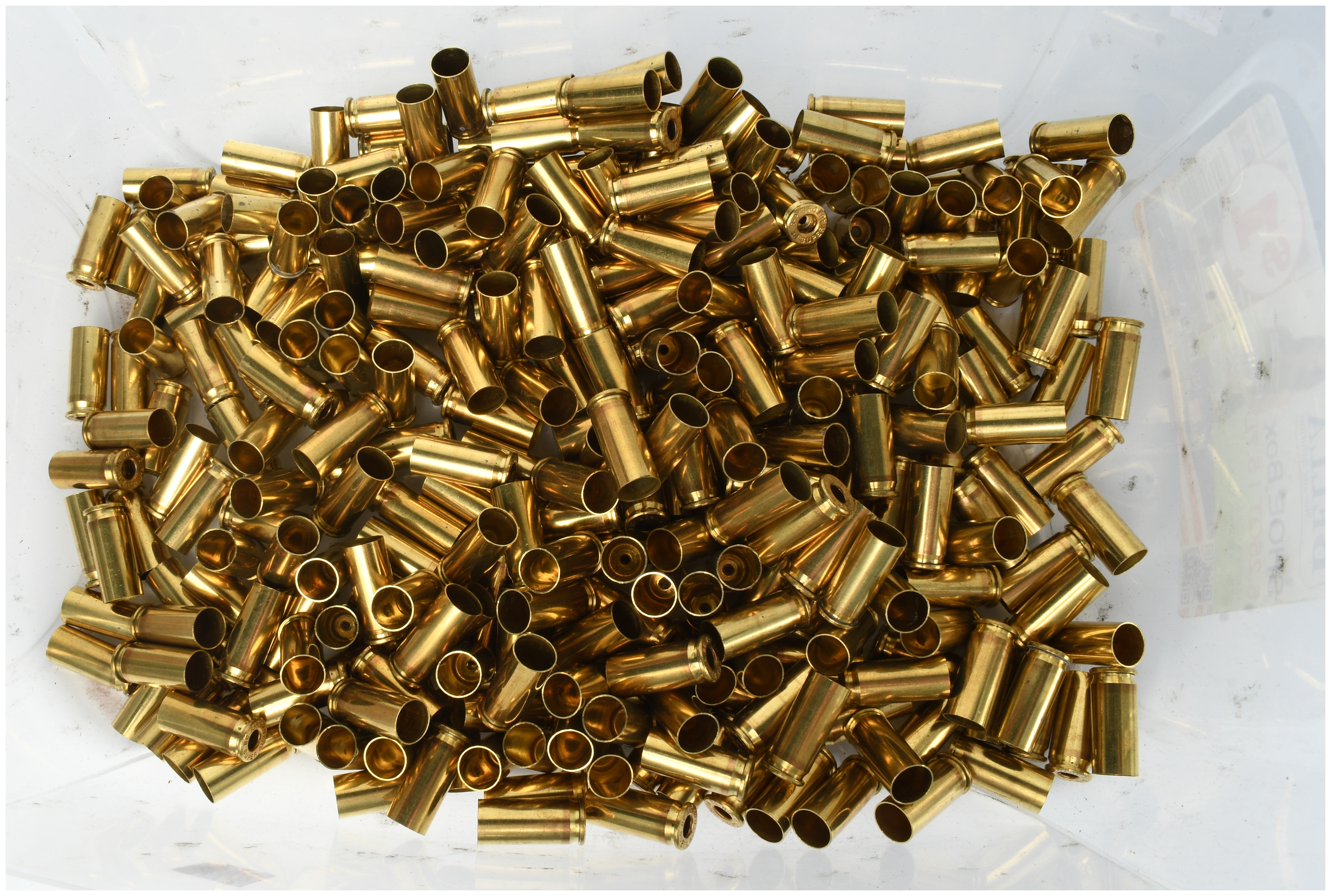 300 Remington-Peters .38 Super +P Fired Brass Casings in Three Boxes