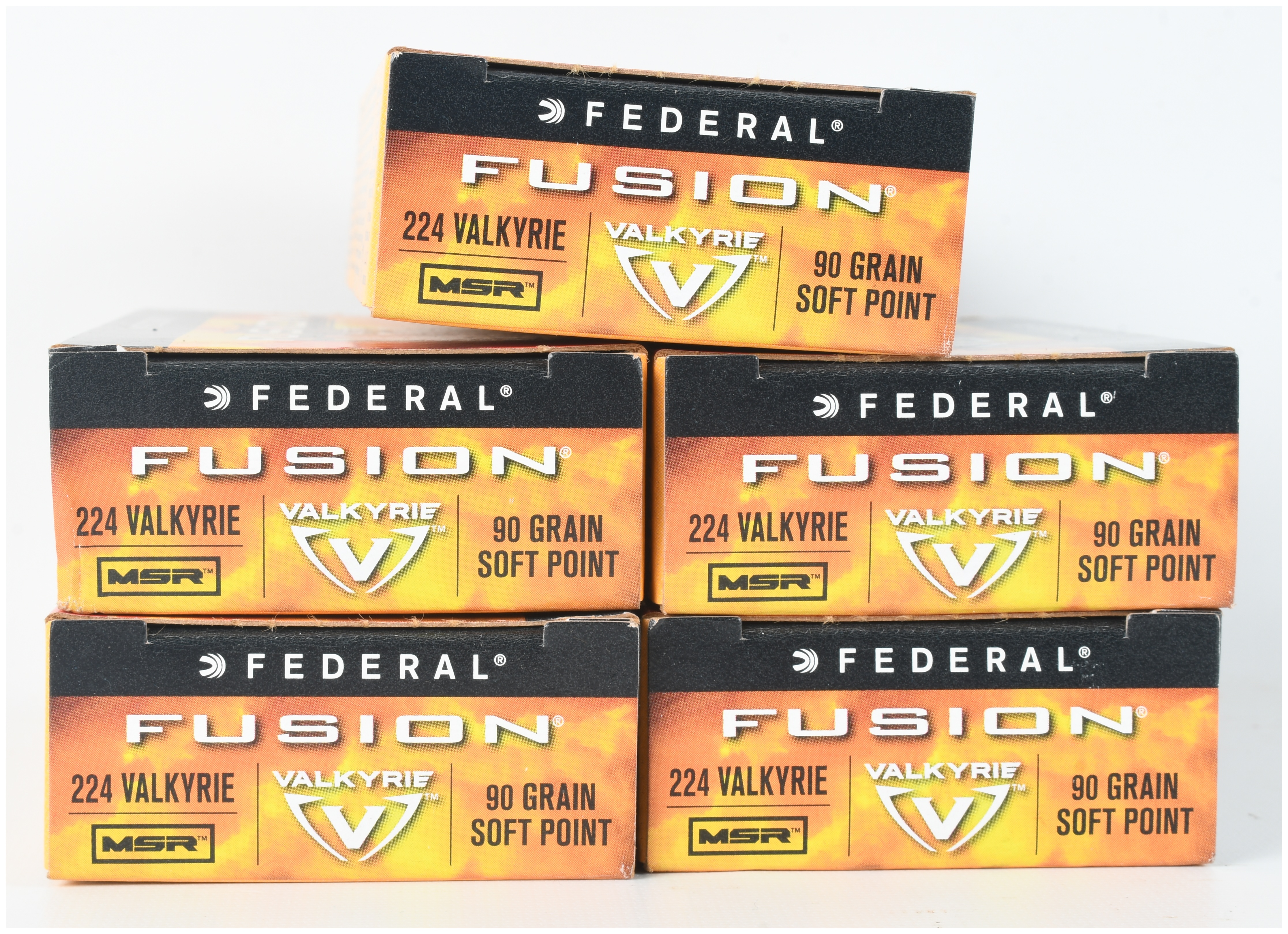 Federal Fusion MSR Optimized Rifle Ammunition .224 Valkyrie 100 Rounds