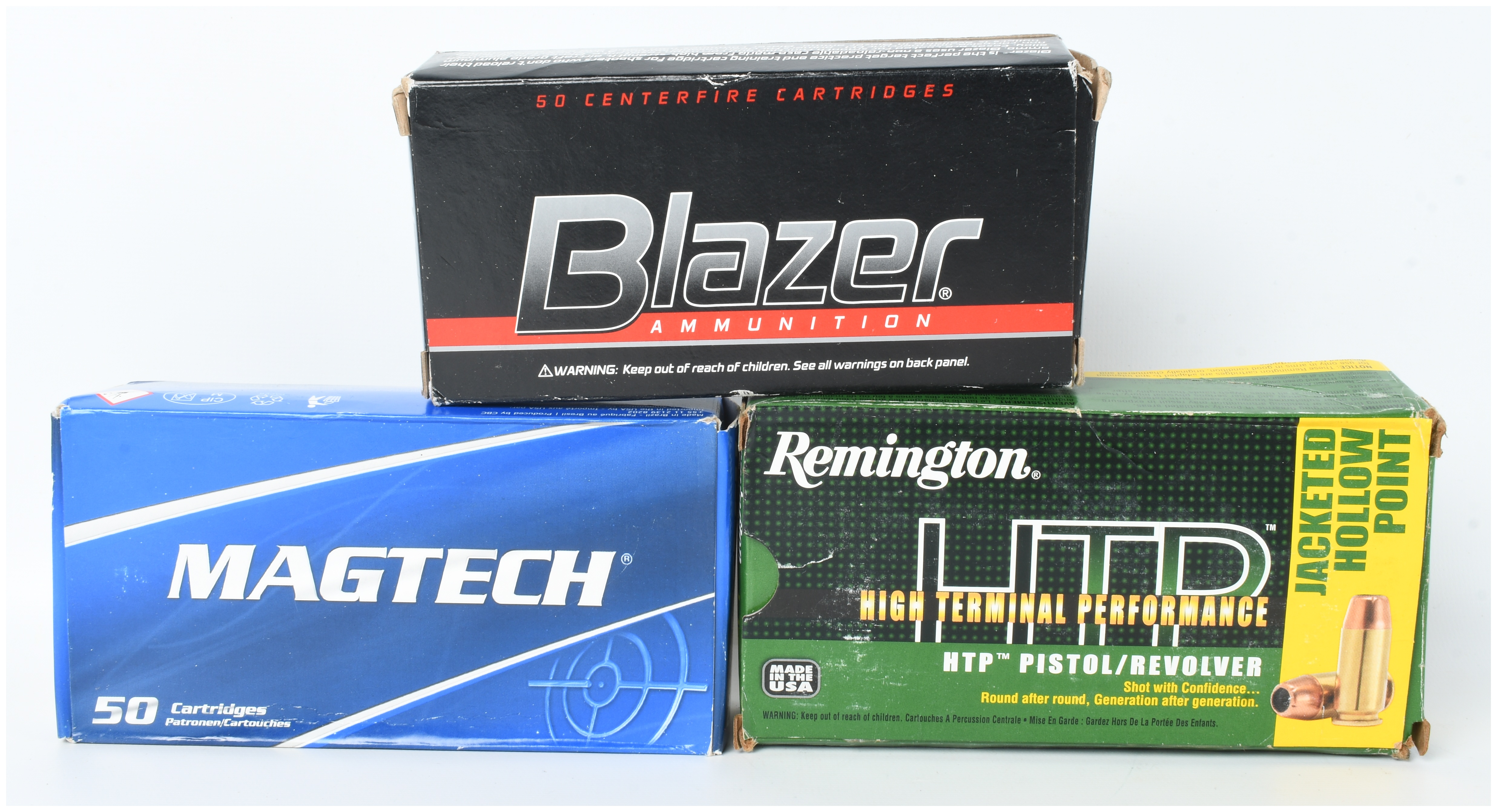 A Lot of 150 Rounds of Blazer Magtech and Remington .40 S&W Centerfire Ammunition