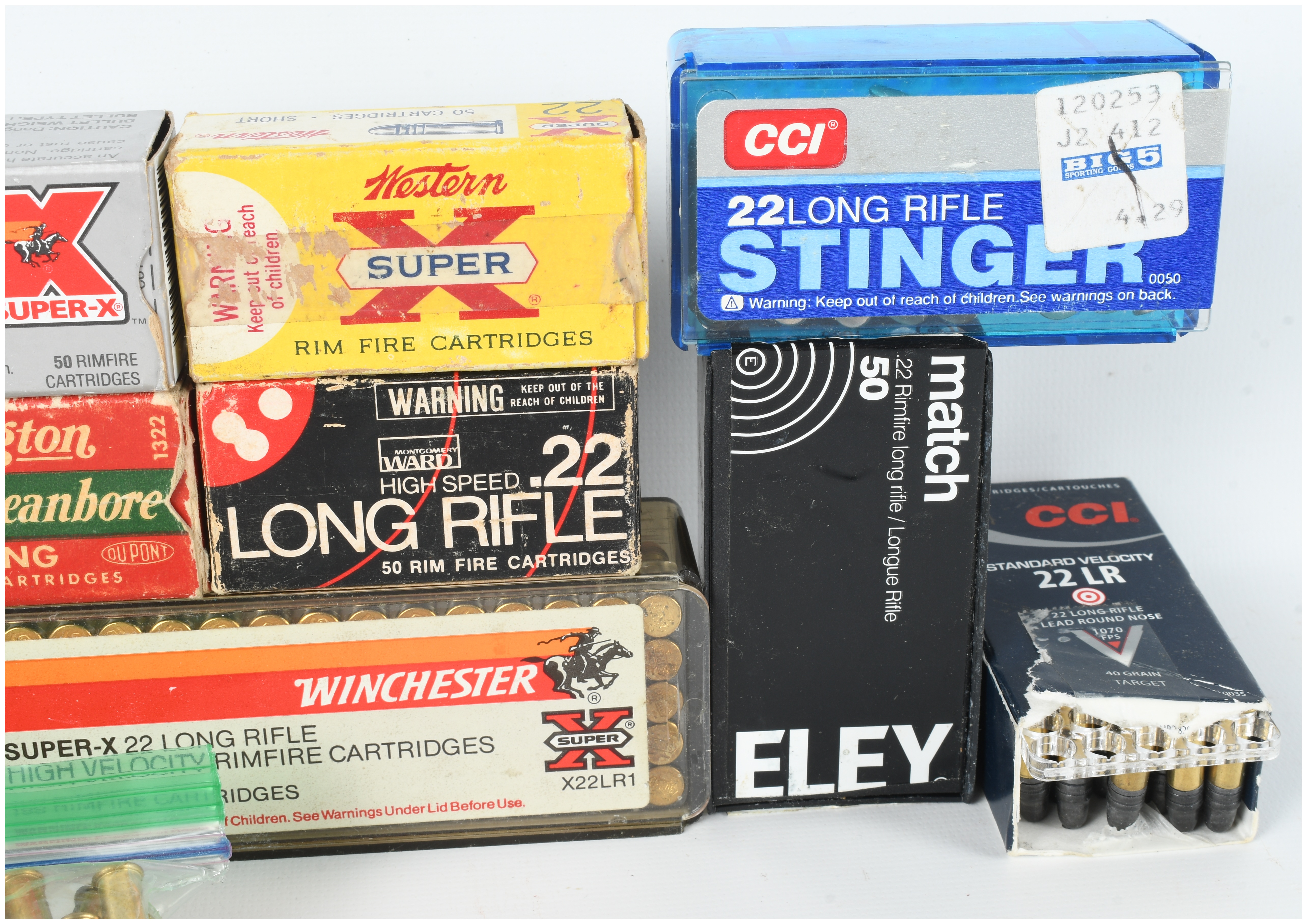 A Lot of 700 Assorted .22 Caliber Rimfire Ammunition Cartridges