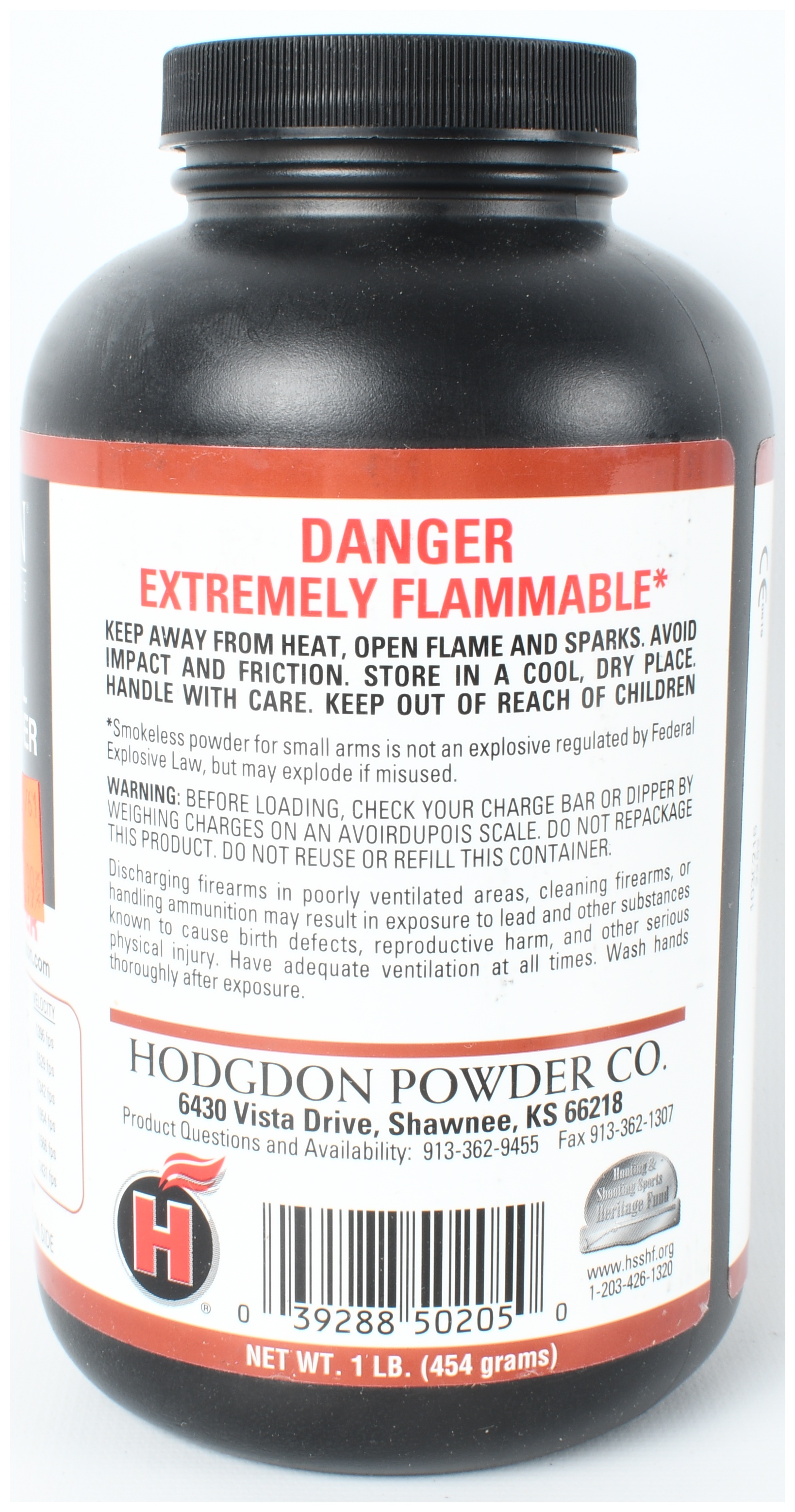 Hodgdon H110 Smokeless Pistol Powder, 1 lb