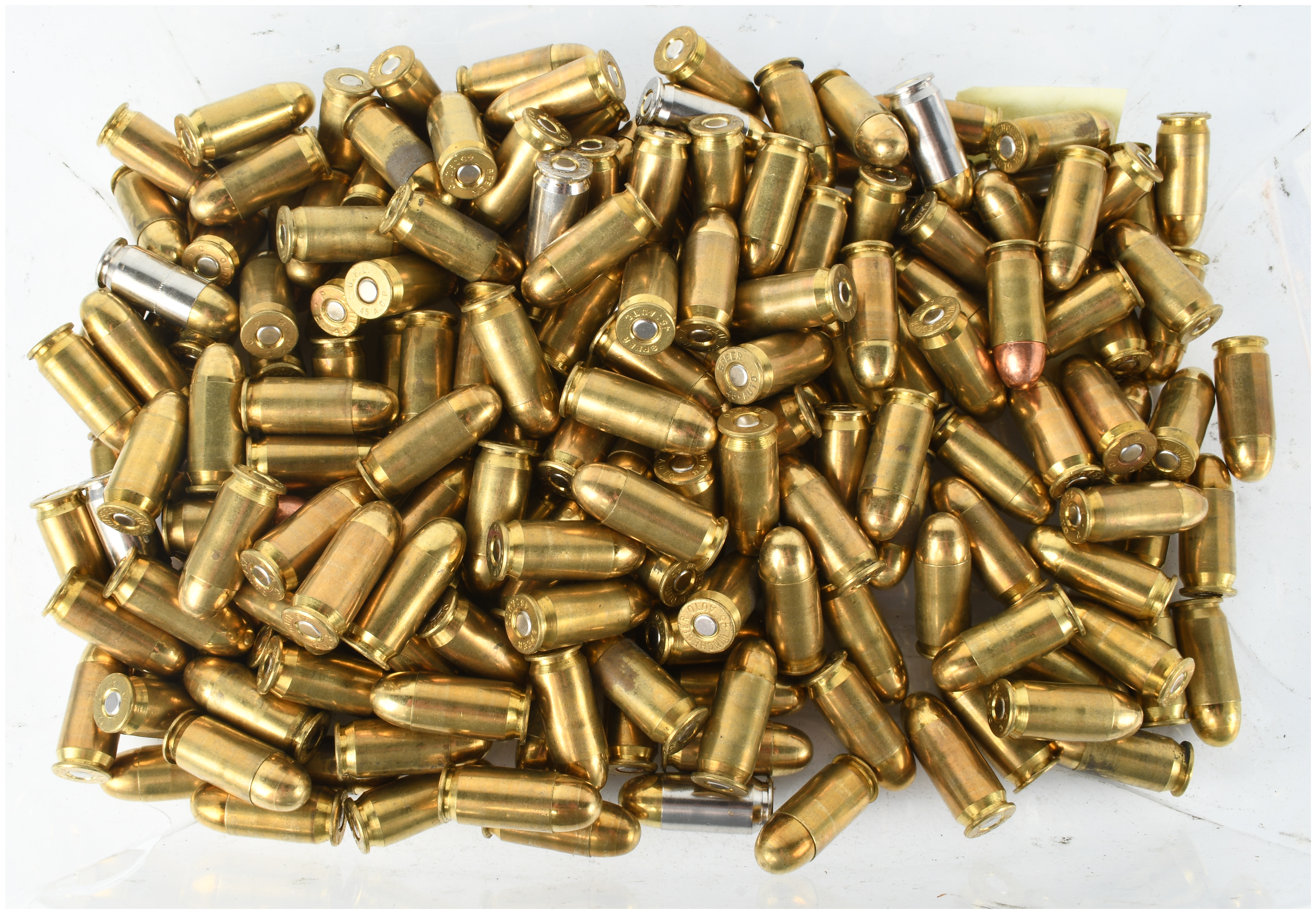 A Lot of 250 Mixed .45 ACP Handgun Cartridges