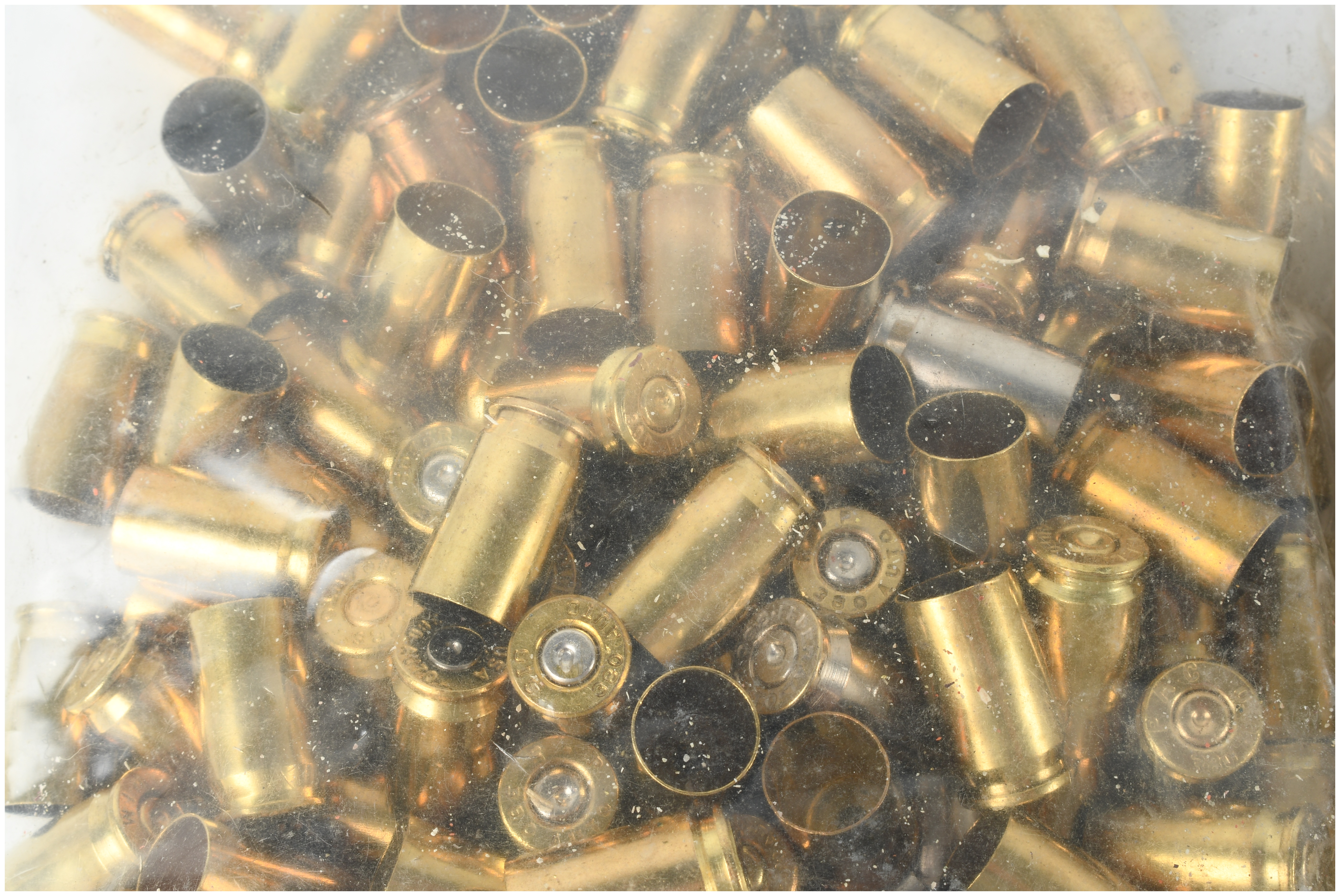 200 Pieces of US Reloading Supply Once Fired 380 Auto Brass Casings