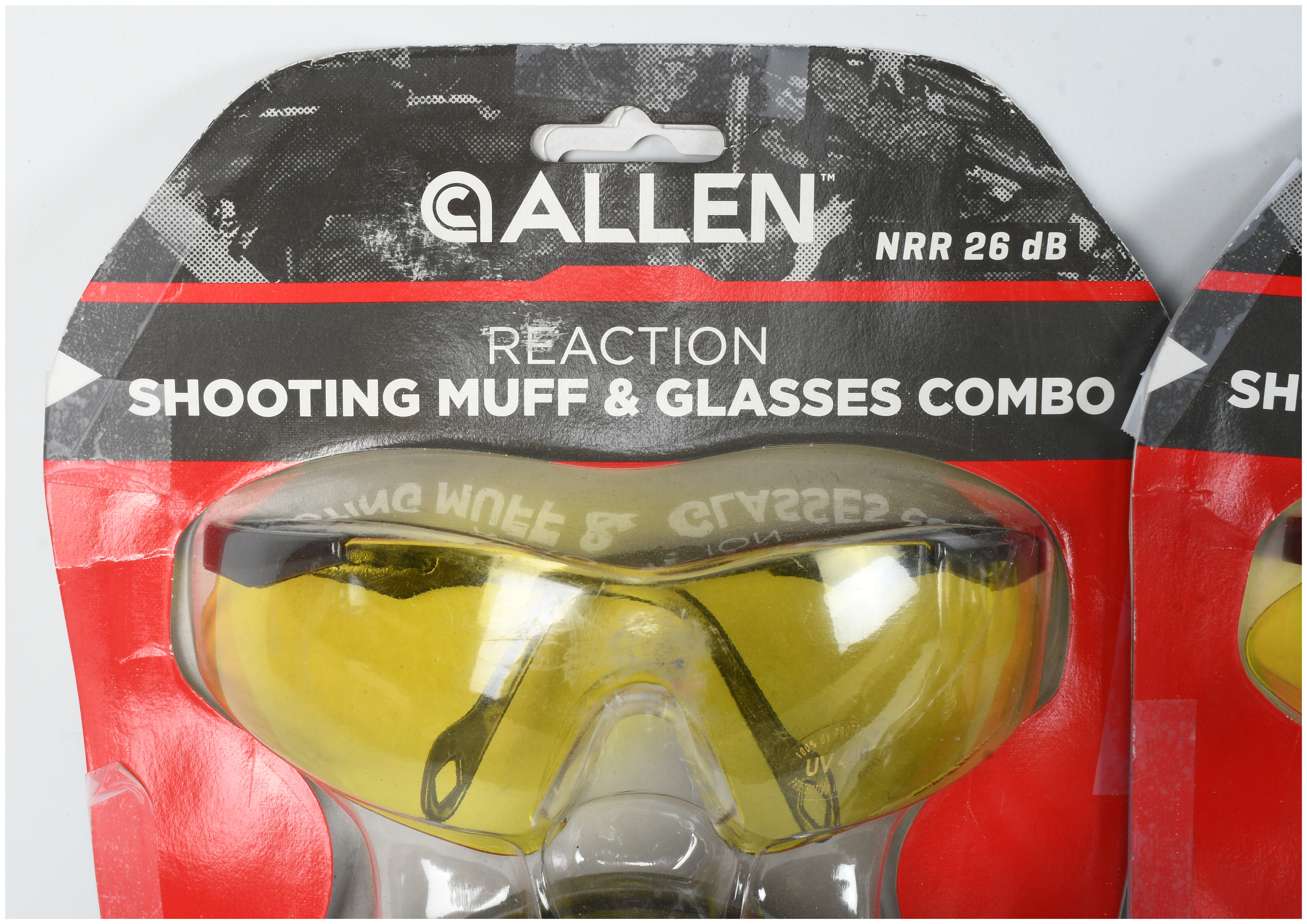 A Pair of Allen Reaction Shooting Muff and Glasses Combos