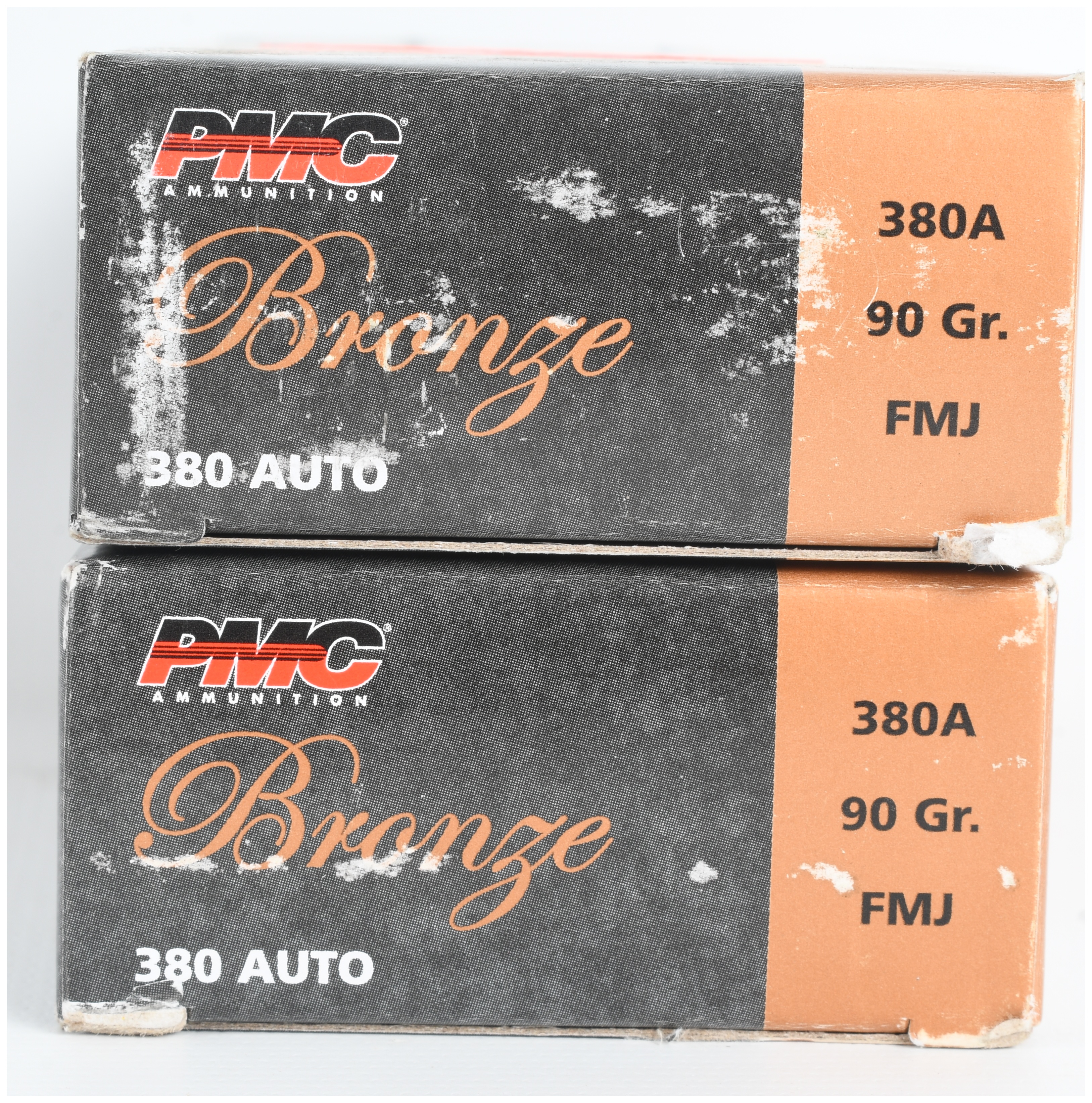 A Lot of 100 Rounds of PMC Bronze .380 Auto Ammunition