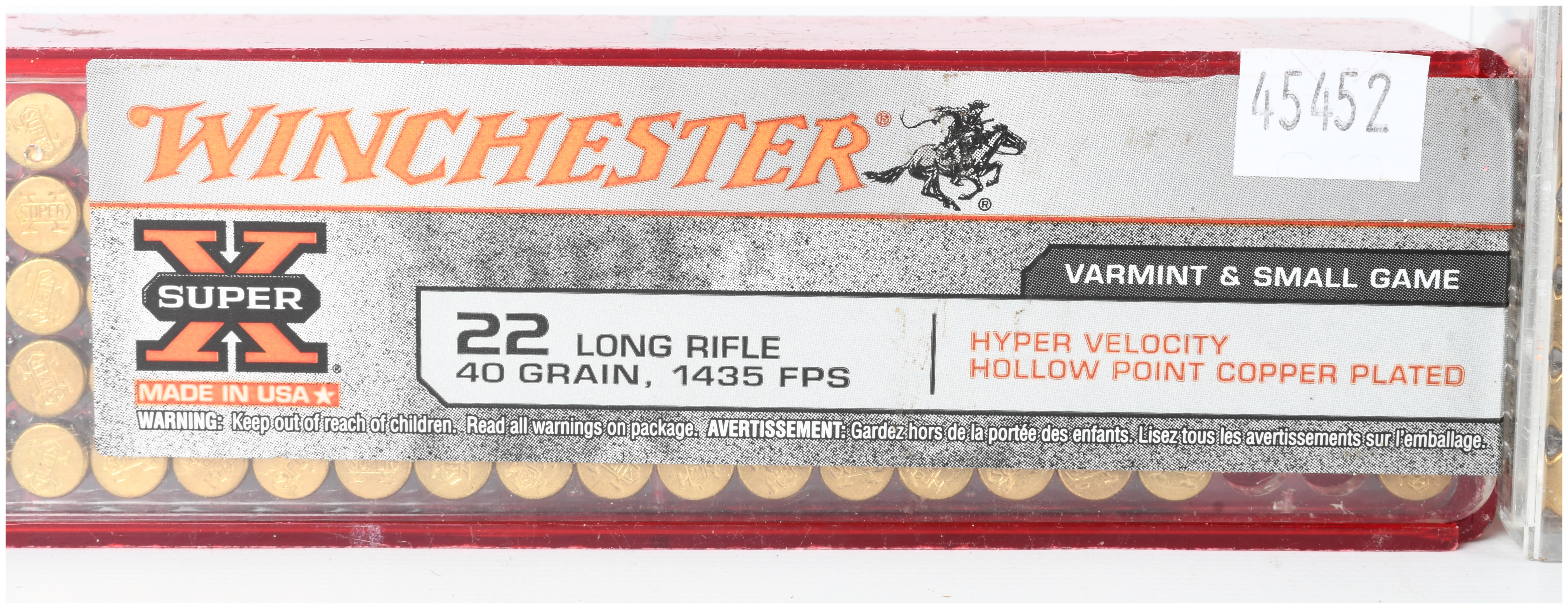 A Lot of 341 Rounds of Assorted .22 Long Rifle Rimfire Ammunition