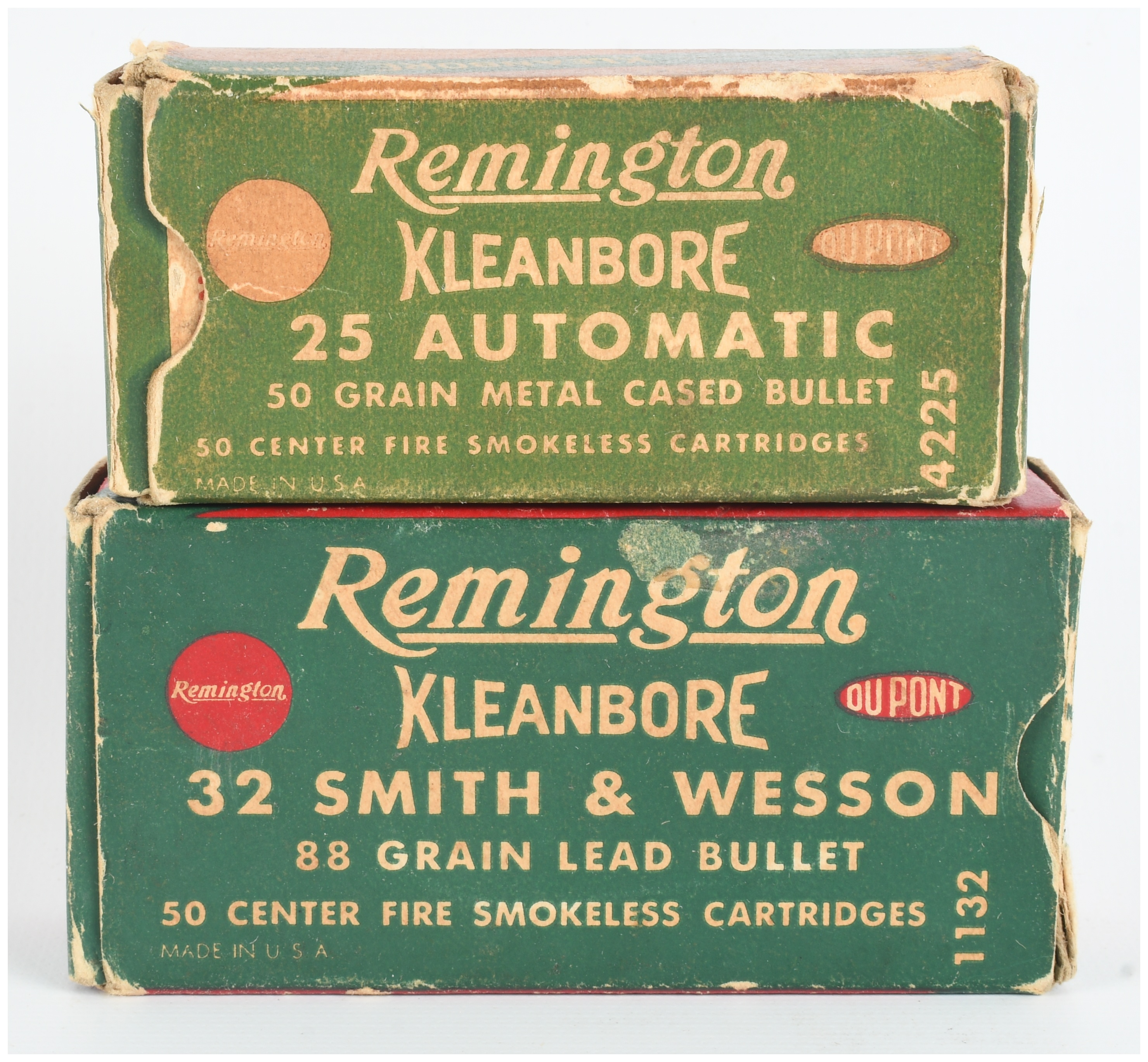 A Lot of 87 Rounds of Remington Kleanbore Ammunition in .25 Auto and .32 S&W