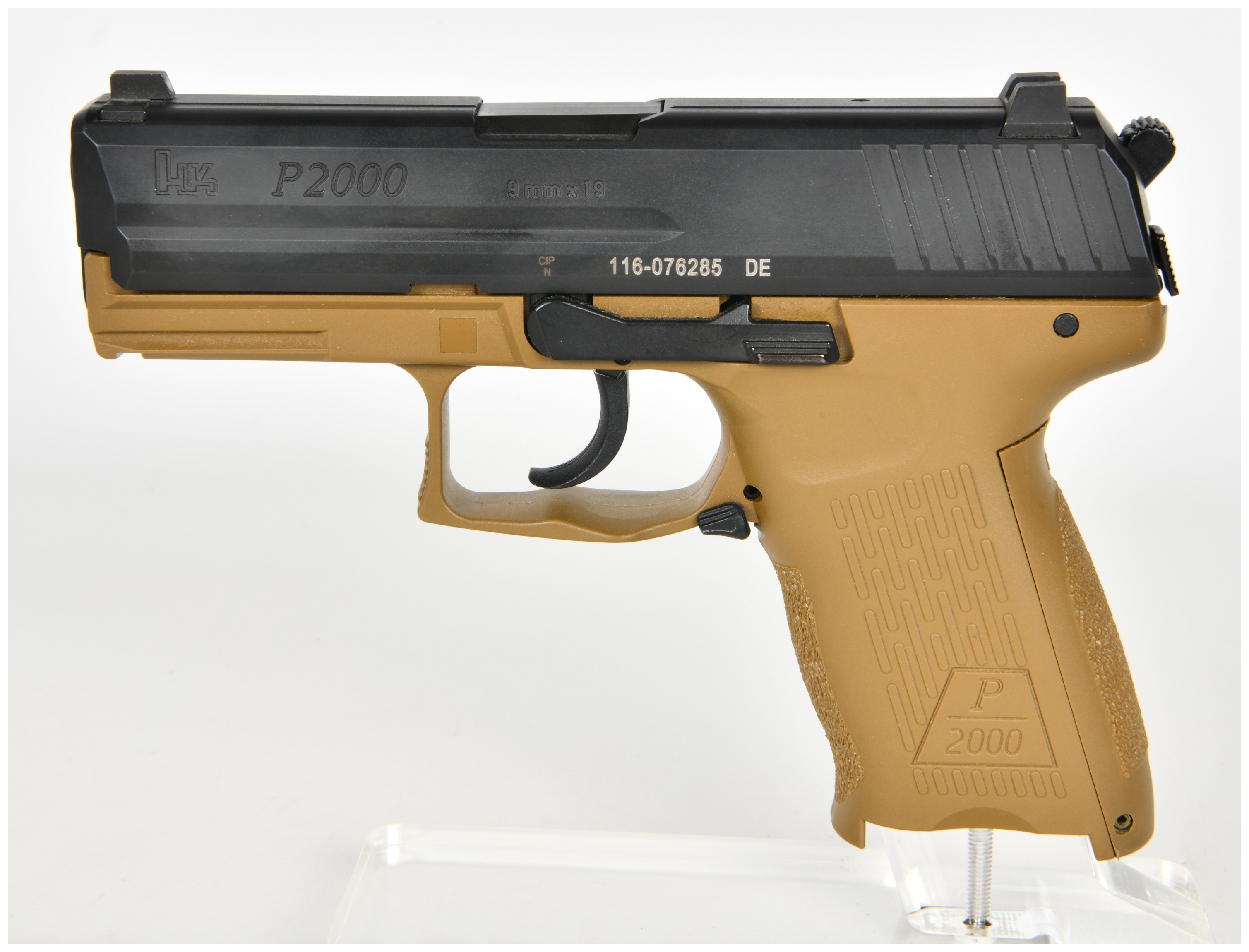 Heckler & Koch P2000 V3 Semi-Automatic Pistol 9mm with 3.66 Inch Barrel