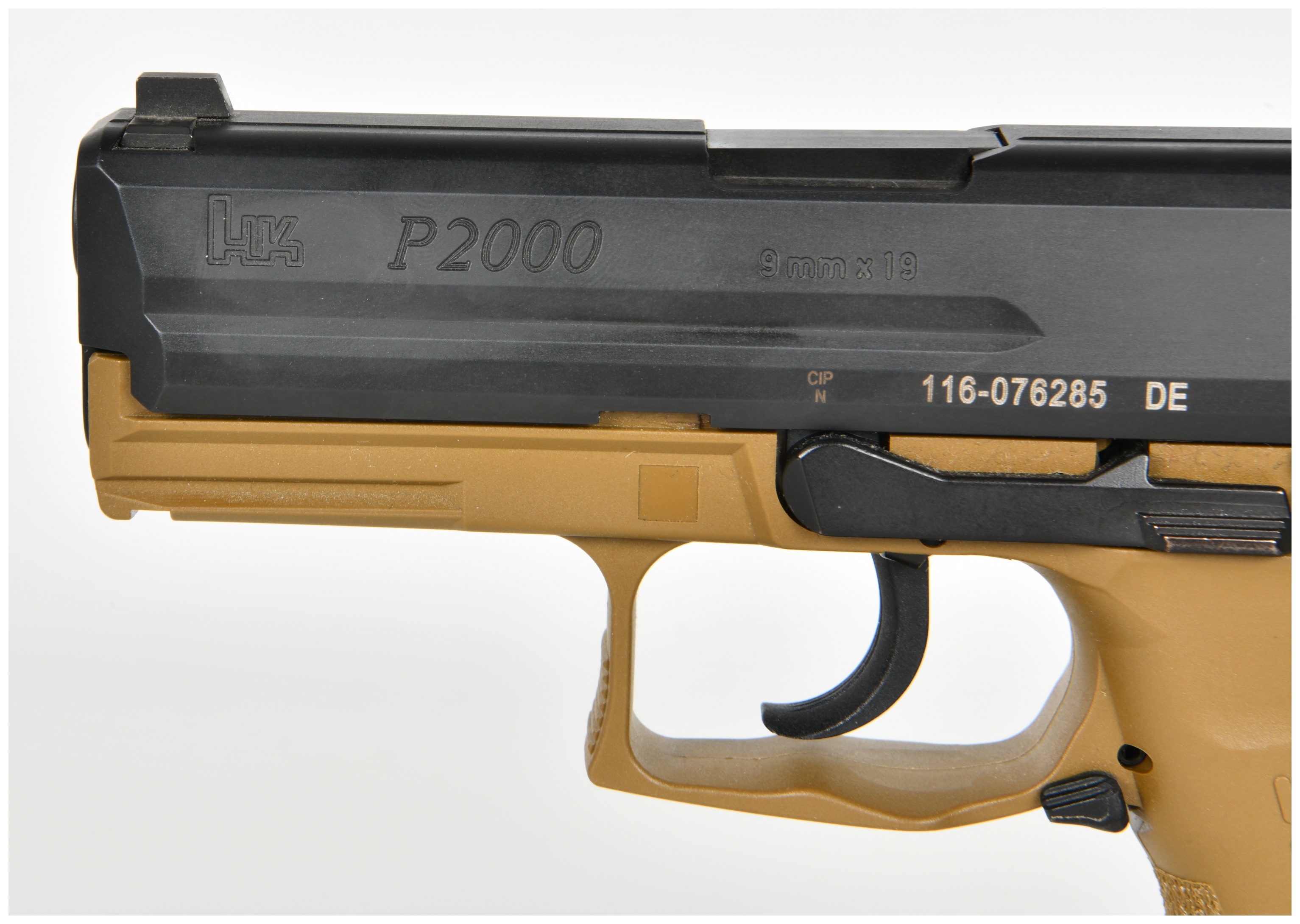 Heckler & Koch P2000 V3 Semi-Automatic Pistol 9mm with 3.66 Inch Barrel