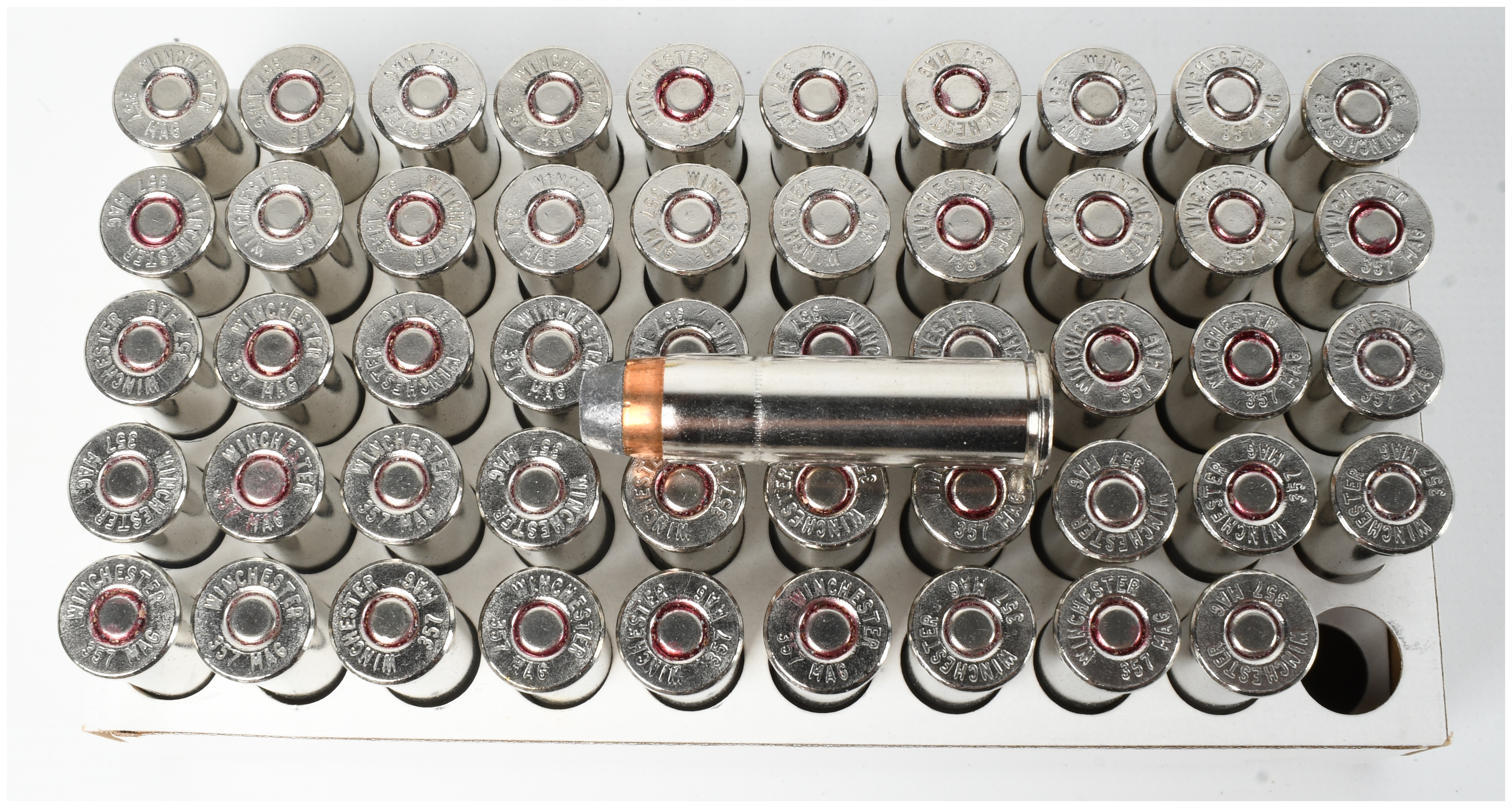 A Lot of 150 Remington and Winchester .357 Magnum Cartridges