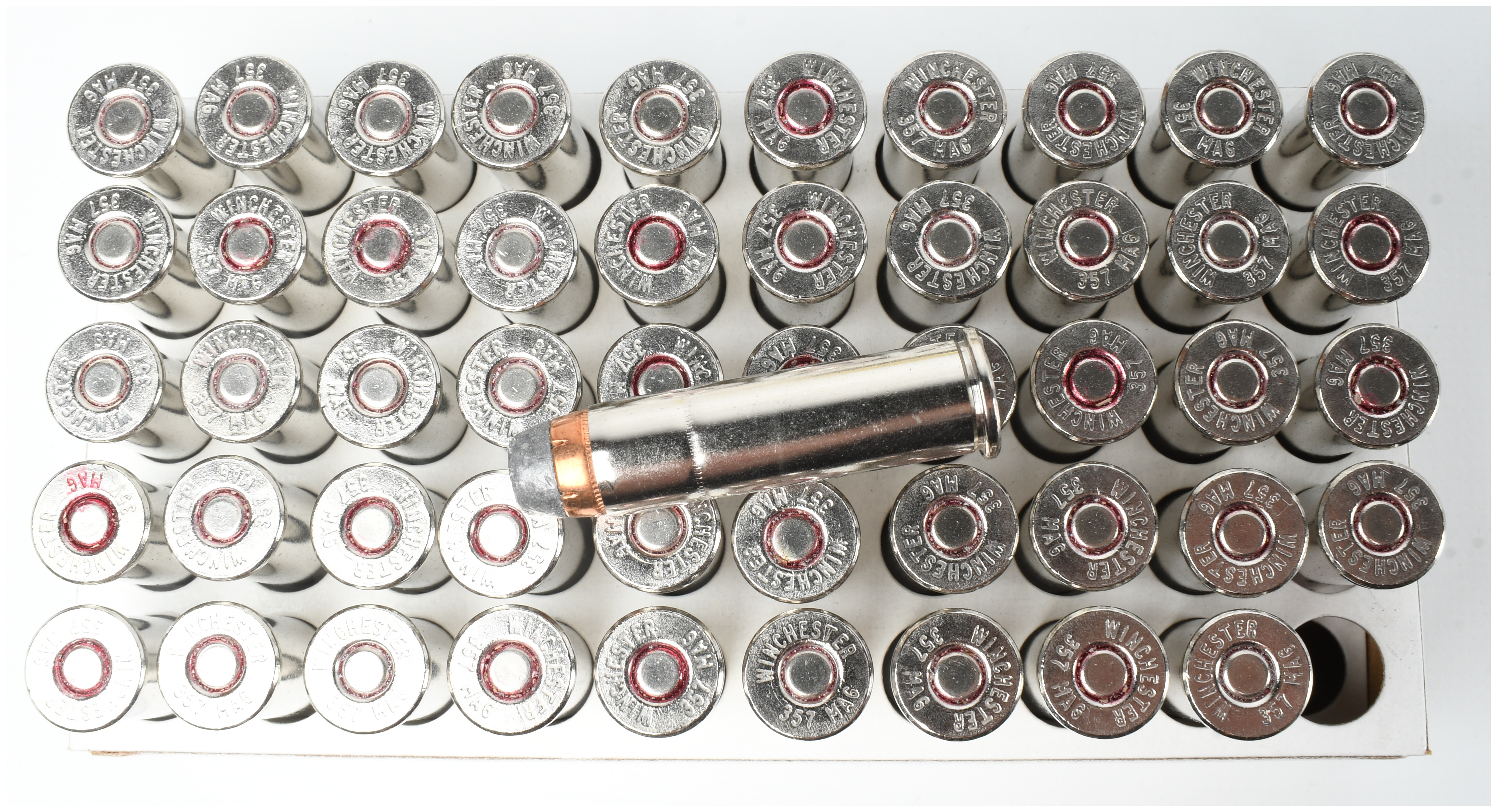 A Lot of 150 Remington and Winchester .357 Magnum Cartridges
