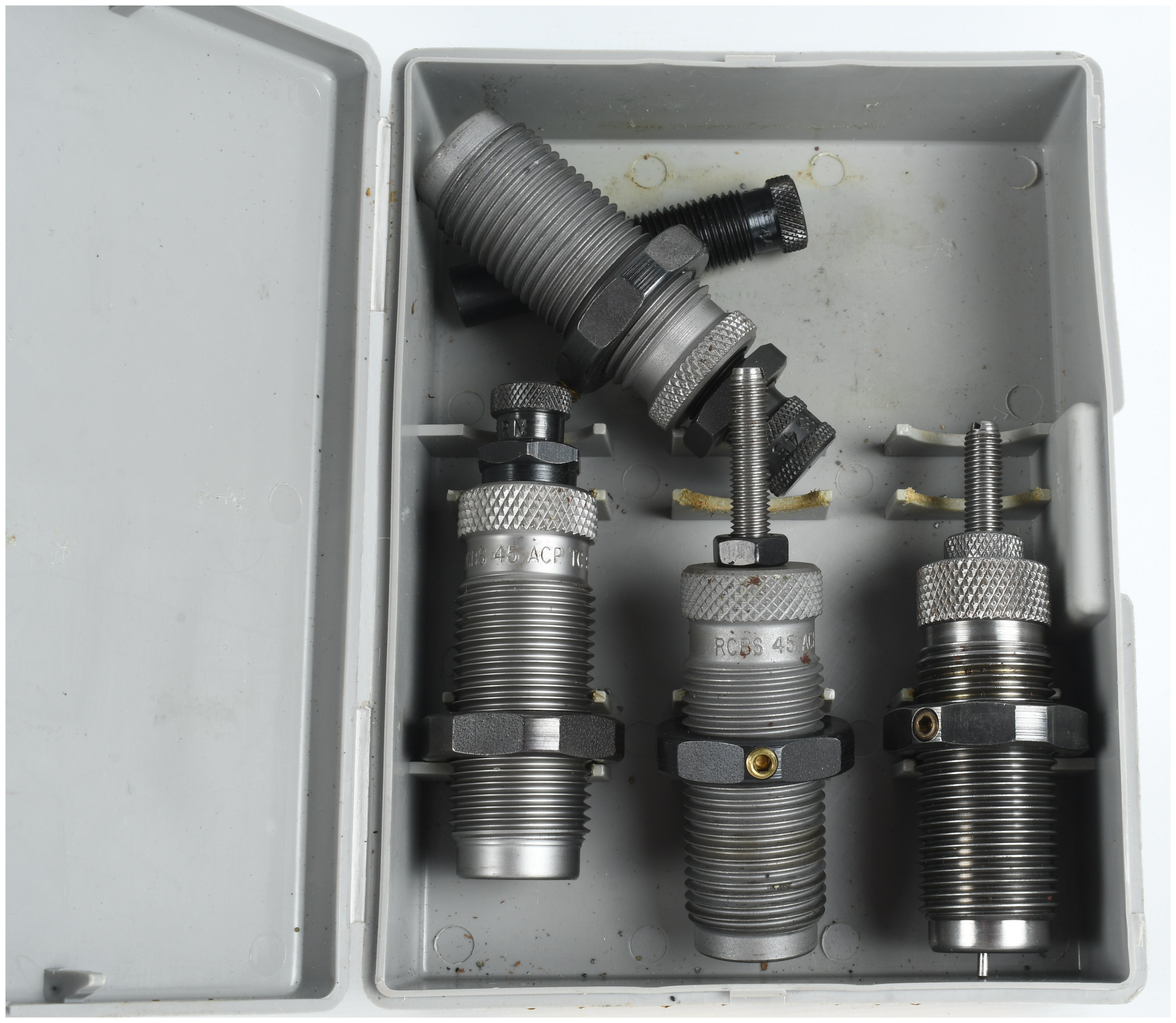 One RCBS 3-Die Carbide Taper Crimp Set for .45 ACP/AR/GAP