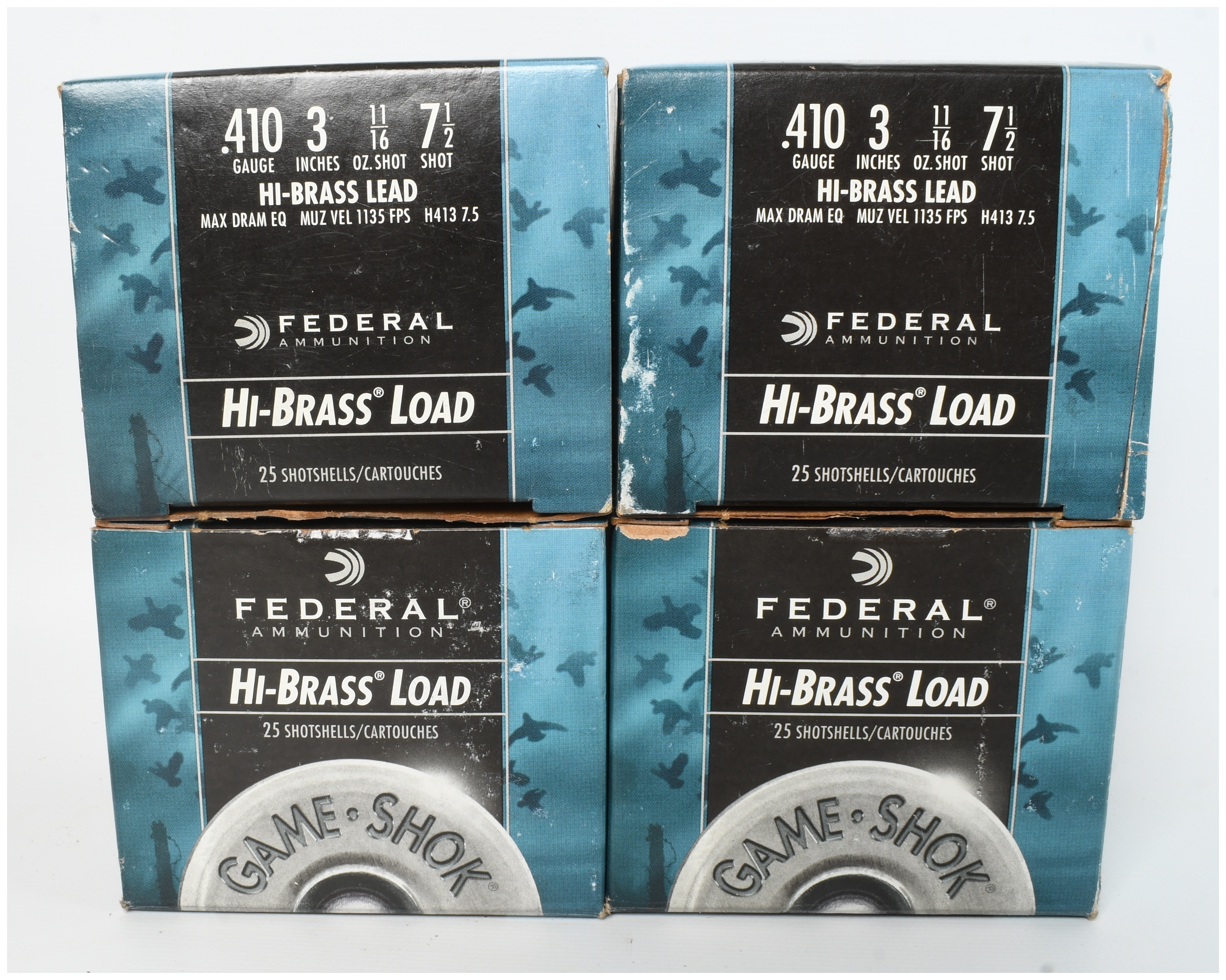 A Lot of 100 Federal Game-Shok Hi-Brass Load Shotshells .410 Gauge