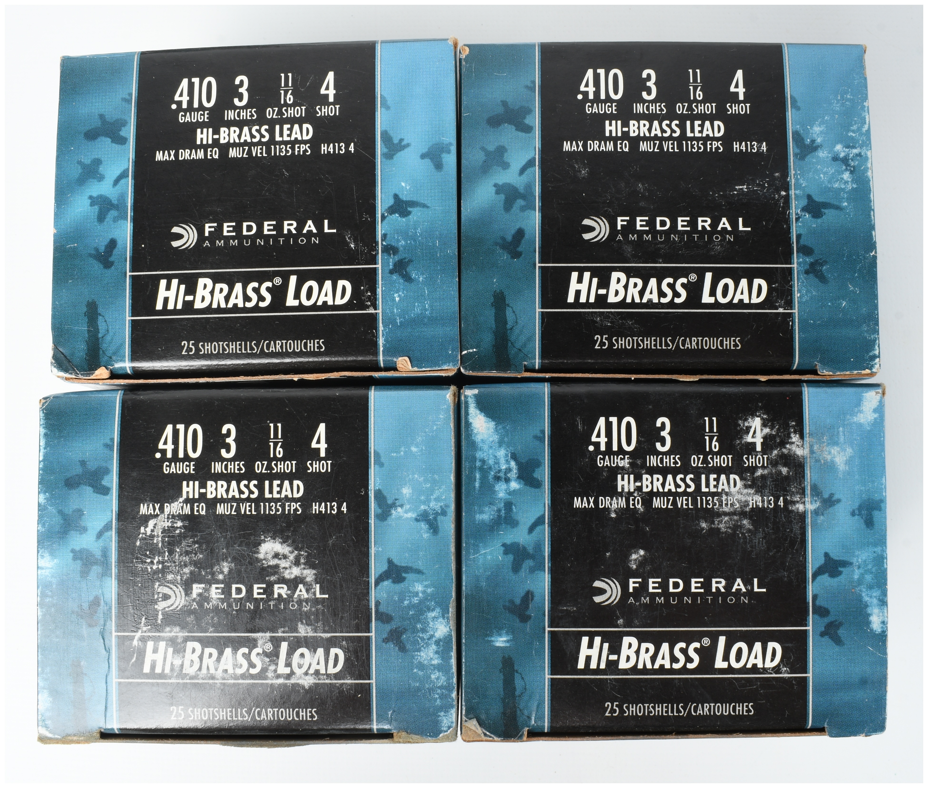 A Lot of 100 Federal Game-Shok Hi-Brass Load Shotshells .410 Gauge