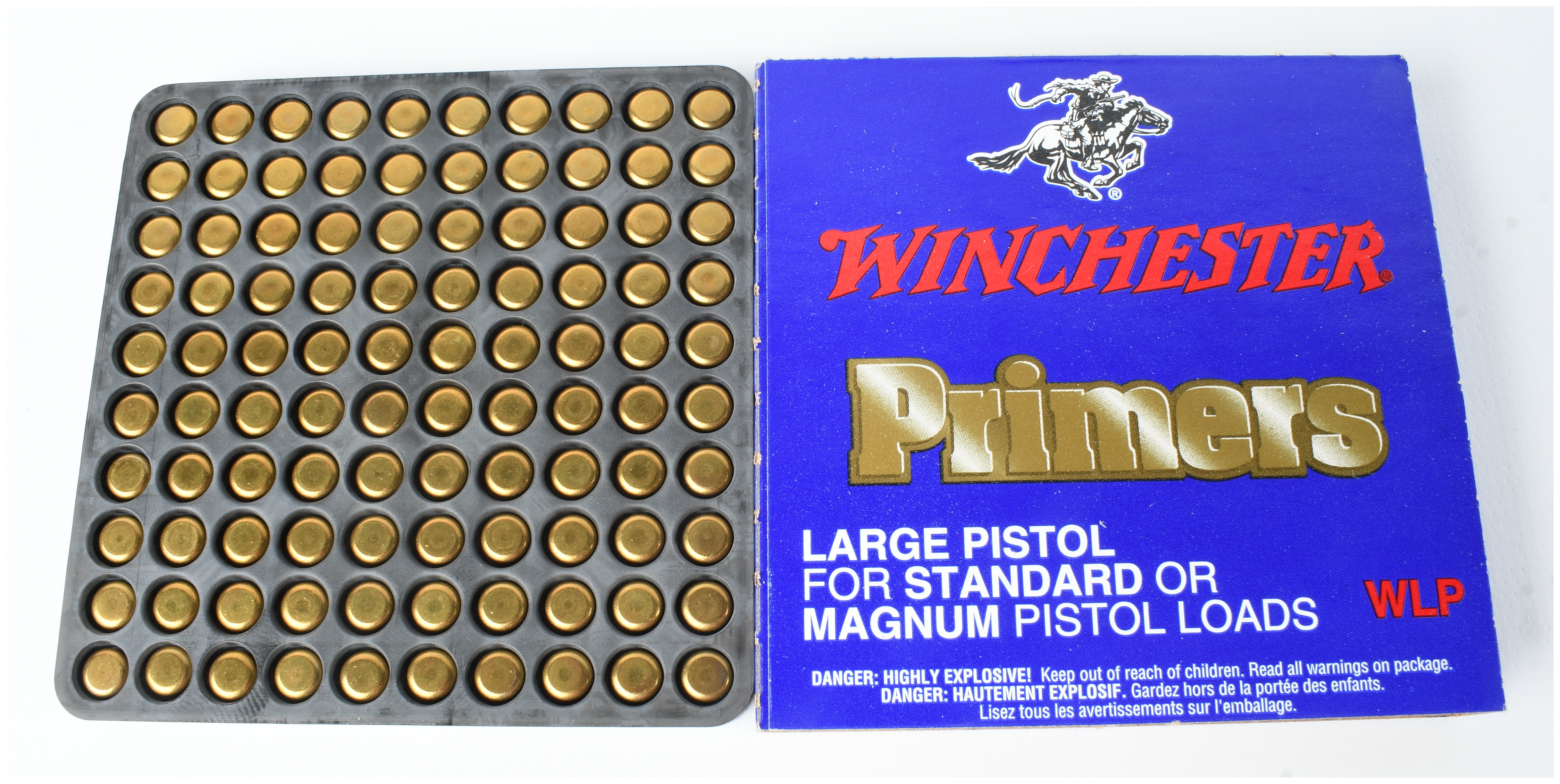 One Box of 1,000 Winchester Large Pistol Primers